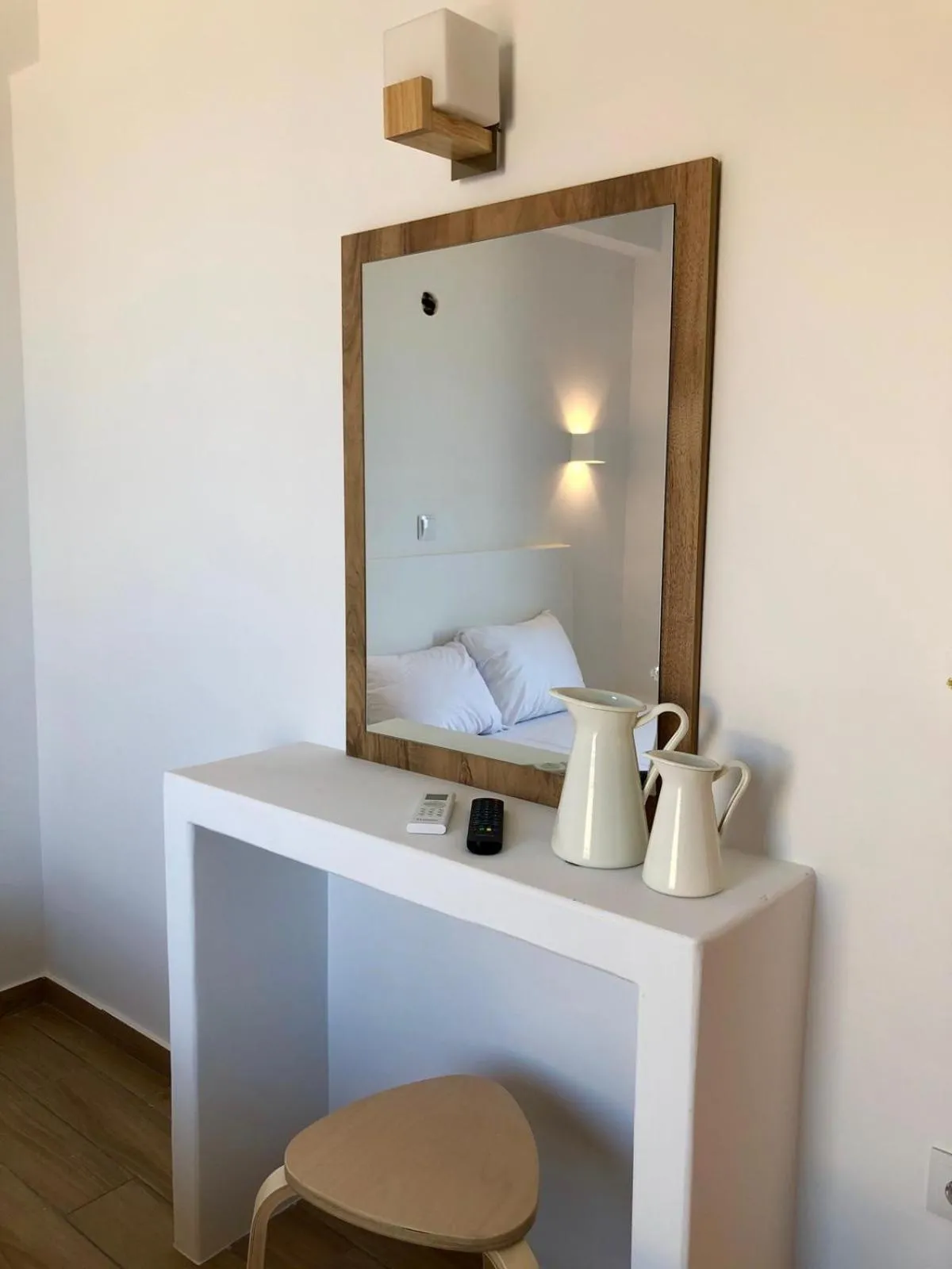 Bed in Sirakgast Ionian Sea Appartments