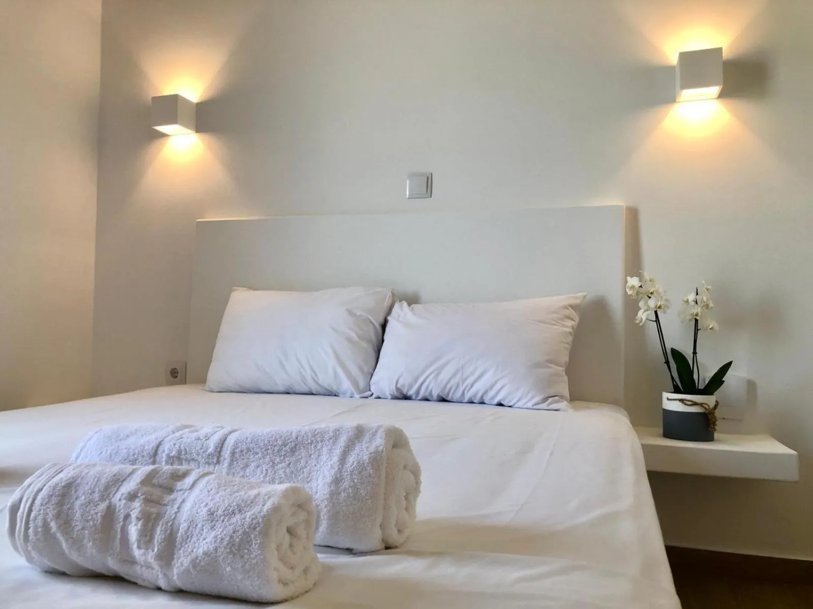 Bed in Sirakgast Ionian Sea Appartments