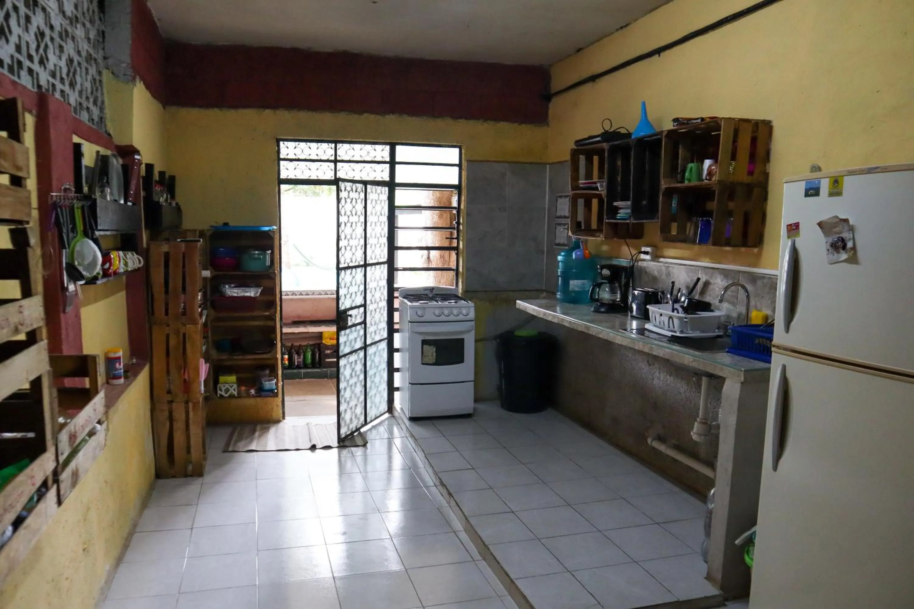 Communal kitchen in Garra Charrua