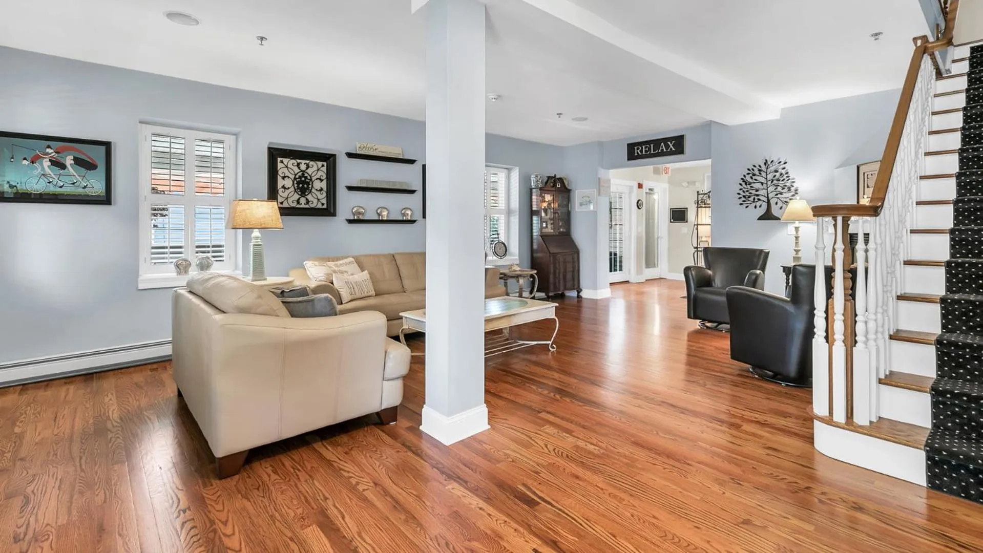 Living room in Tandem Bike Inn