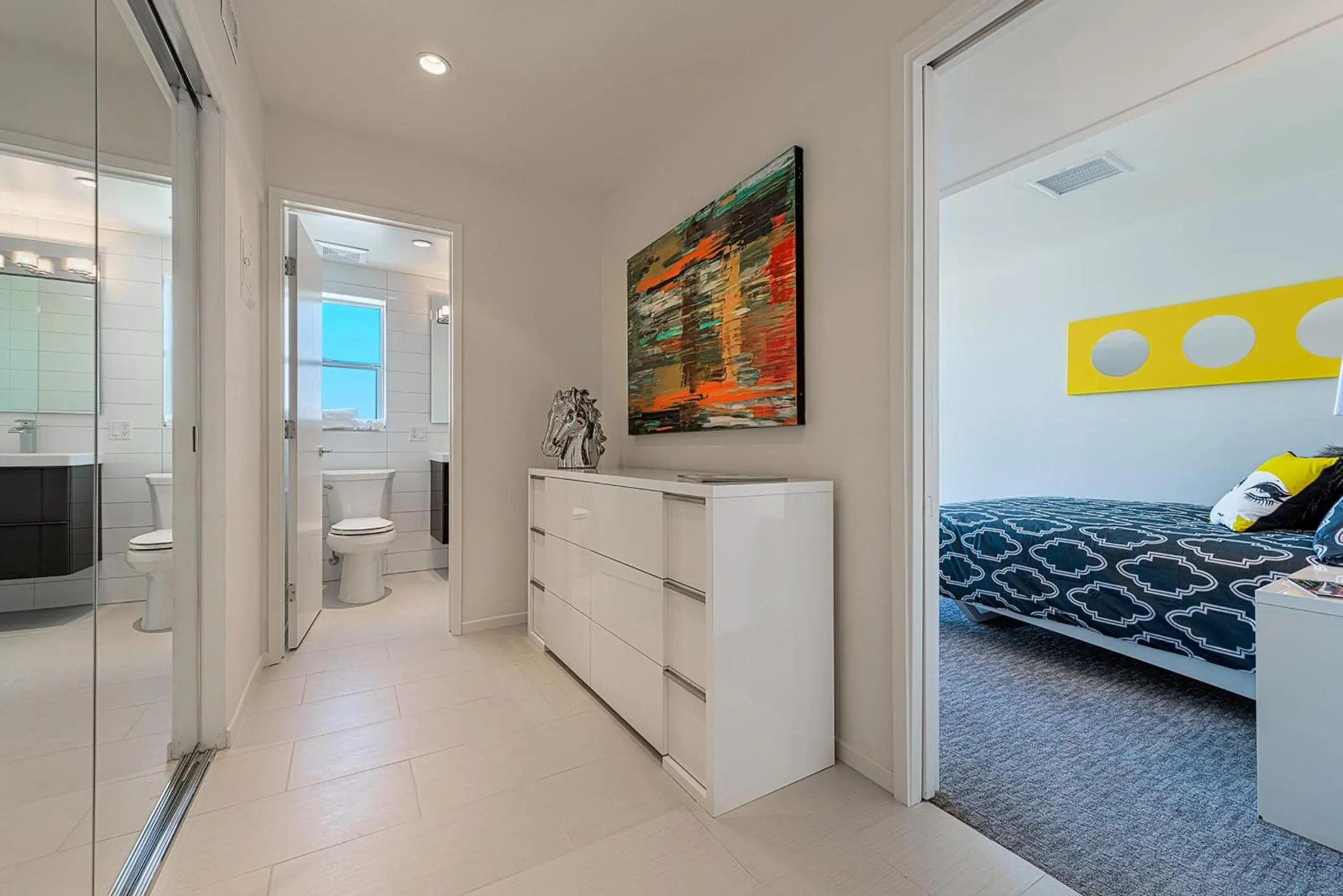 View (from property/room), Bed in The Twist Palm Springs View (from property/room), Bed in The Twist Palm Springs