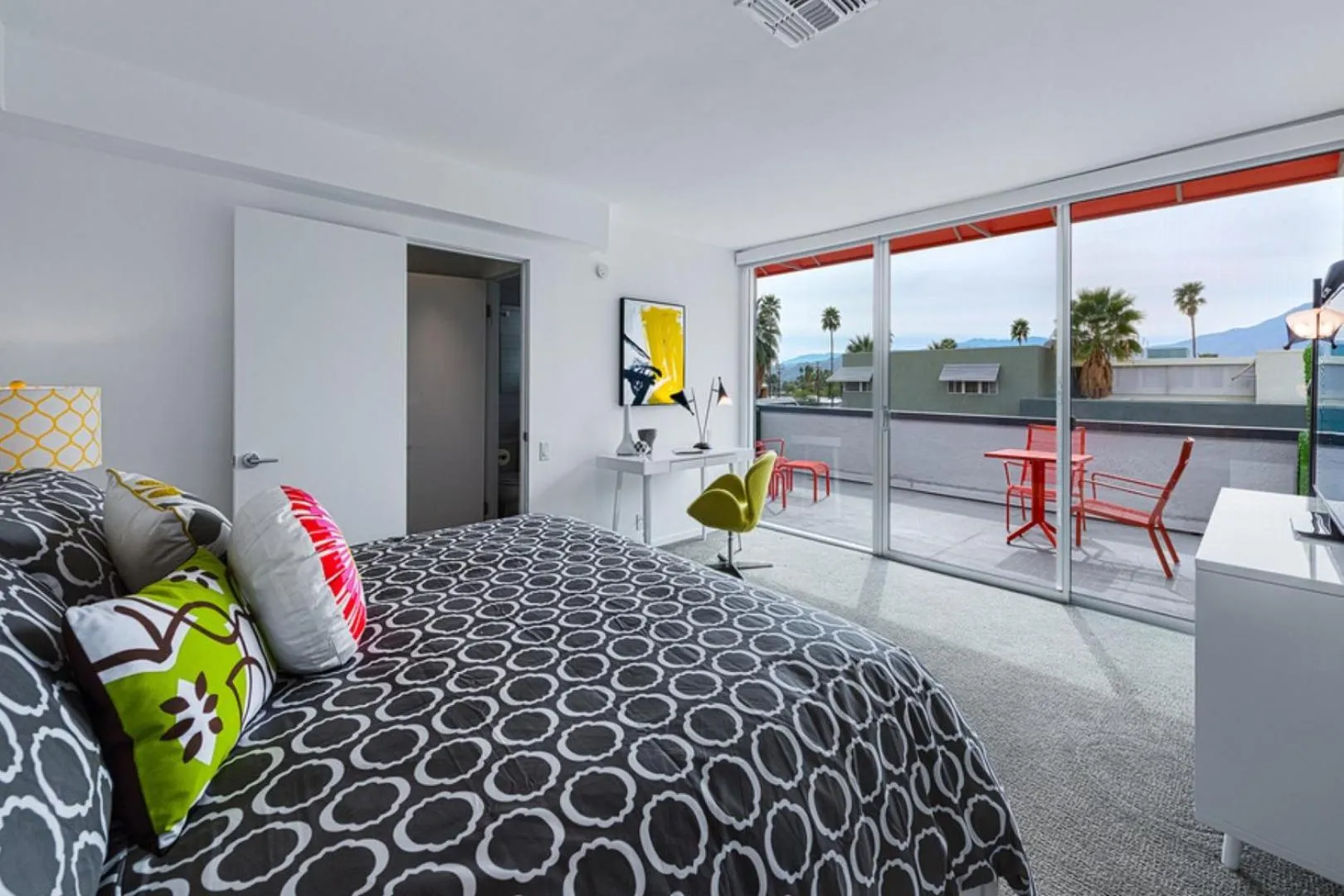 Bed in The Twist Palm Springs