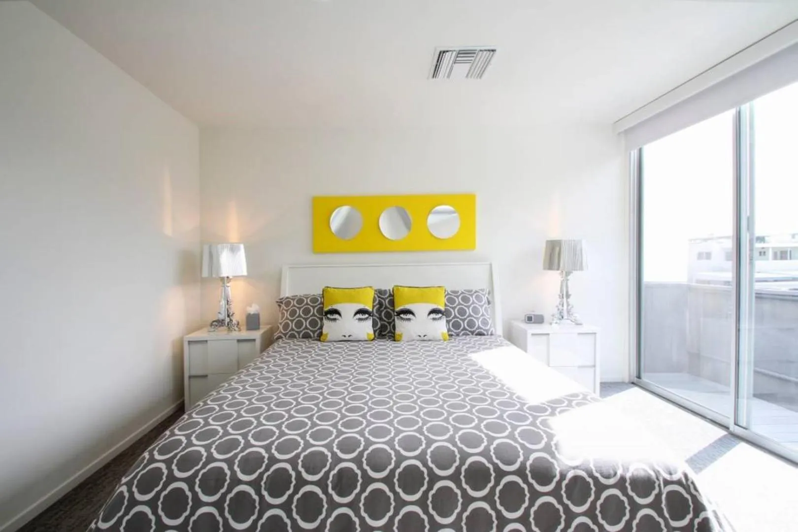 Bed in The Twist Palm Springs