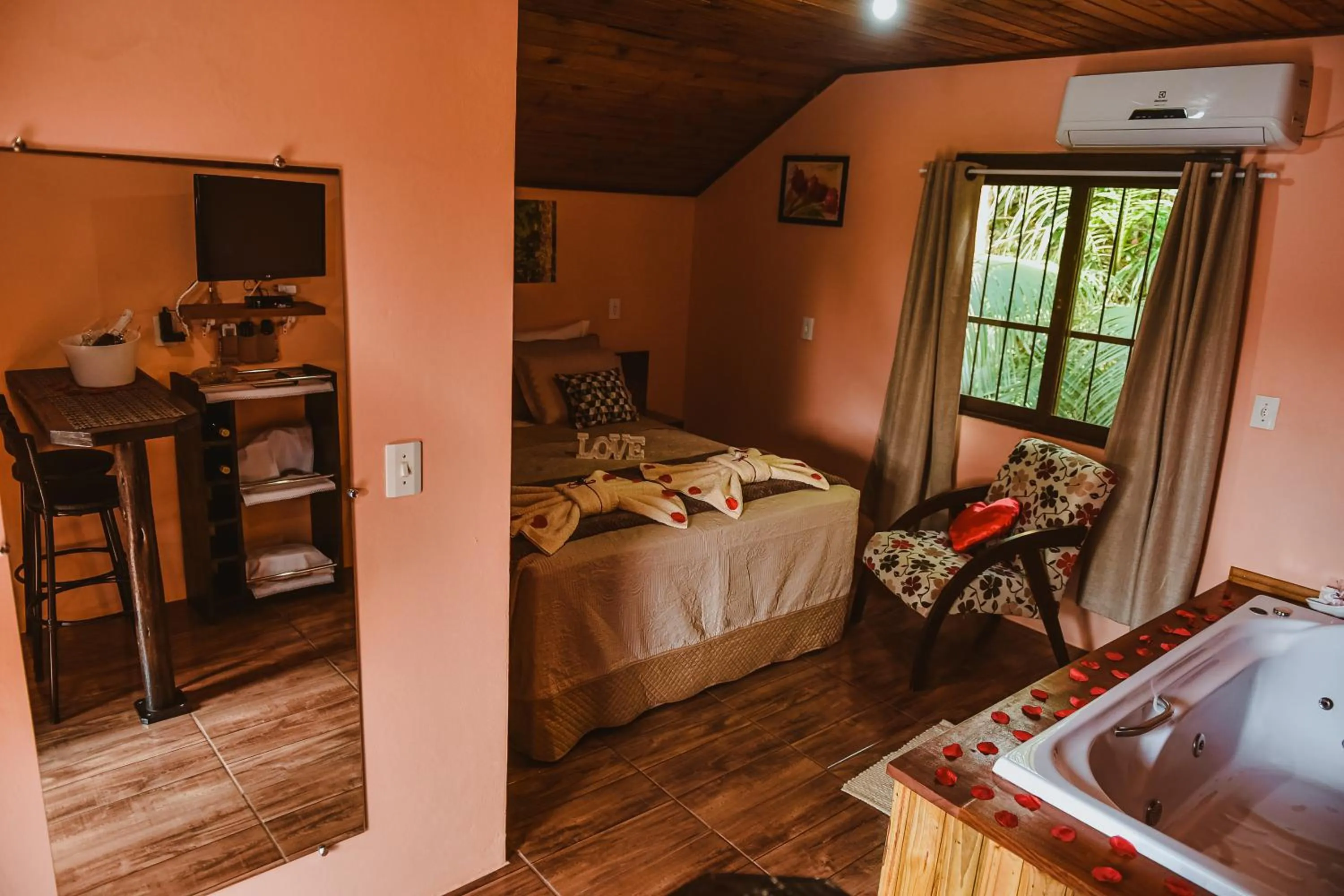 Bed in Pousada Recanto dos Canyons