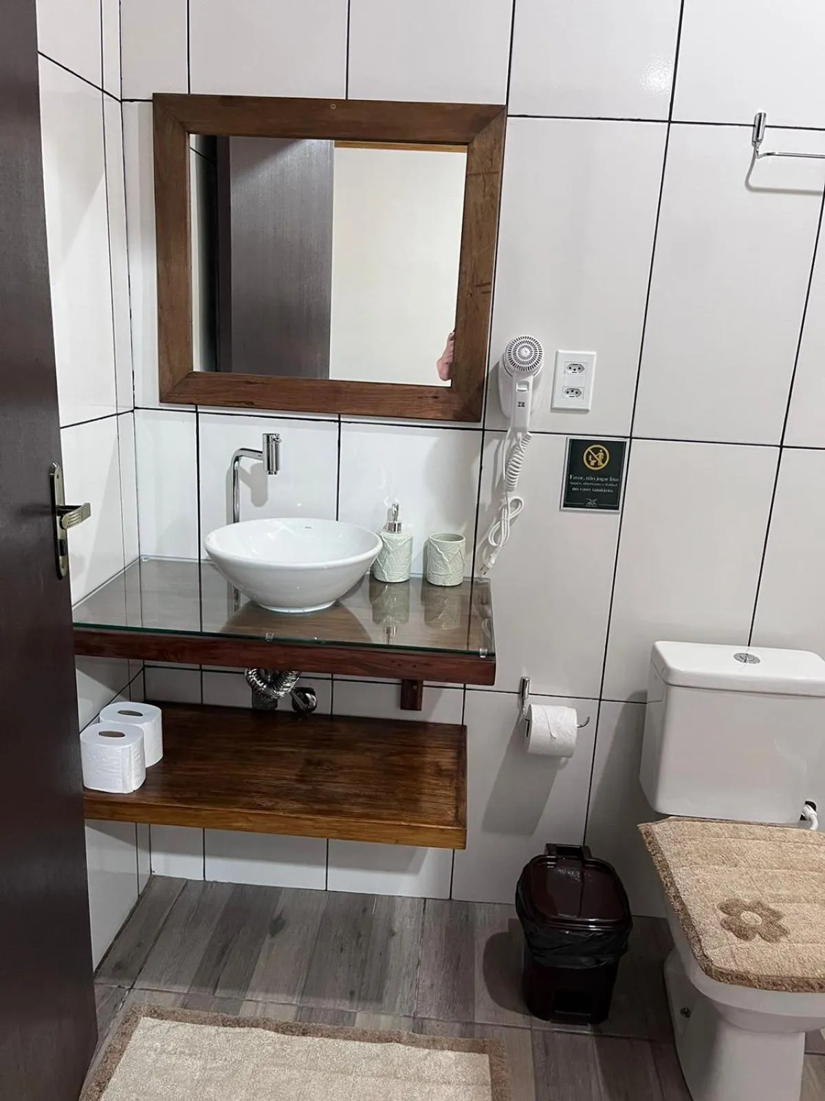 Bathroom in Pousada Recanto dos Canyons