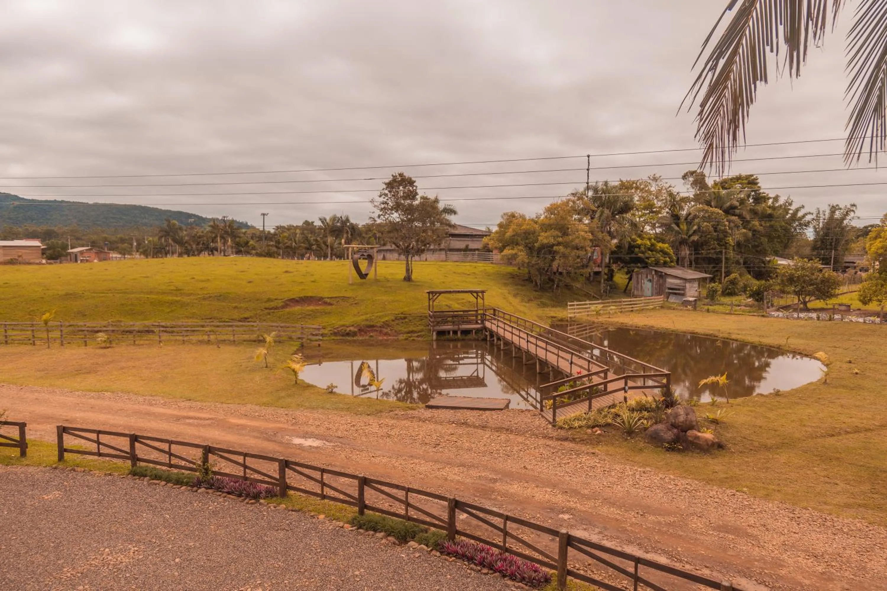 Garden view in Pousada Recanto dos Canyons