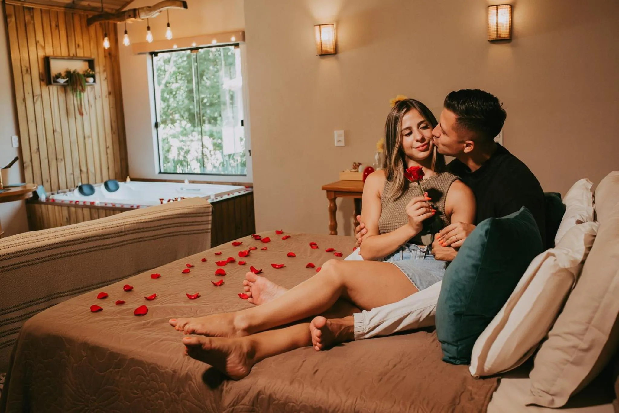 Bedroom, Bed in Pousada Recanto dos Canyons