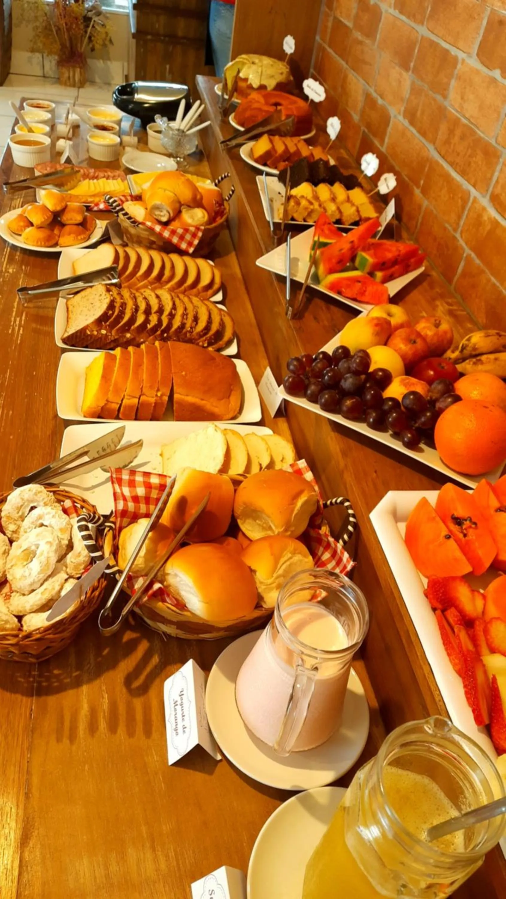 Breakfast in Pousada Recanto dos Canyons