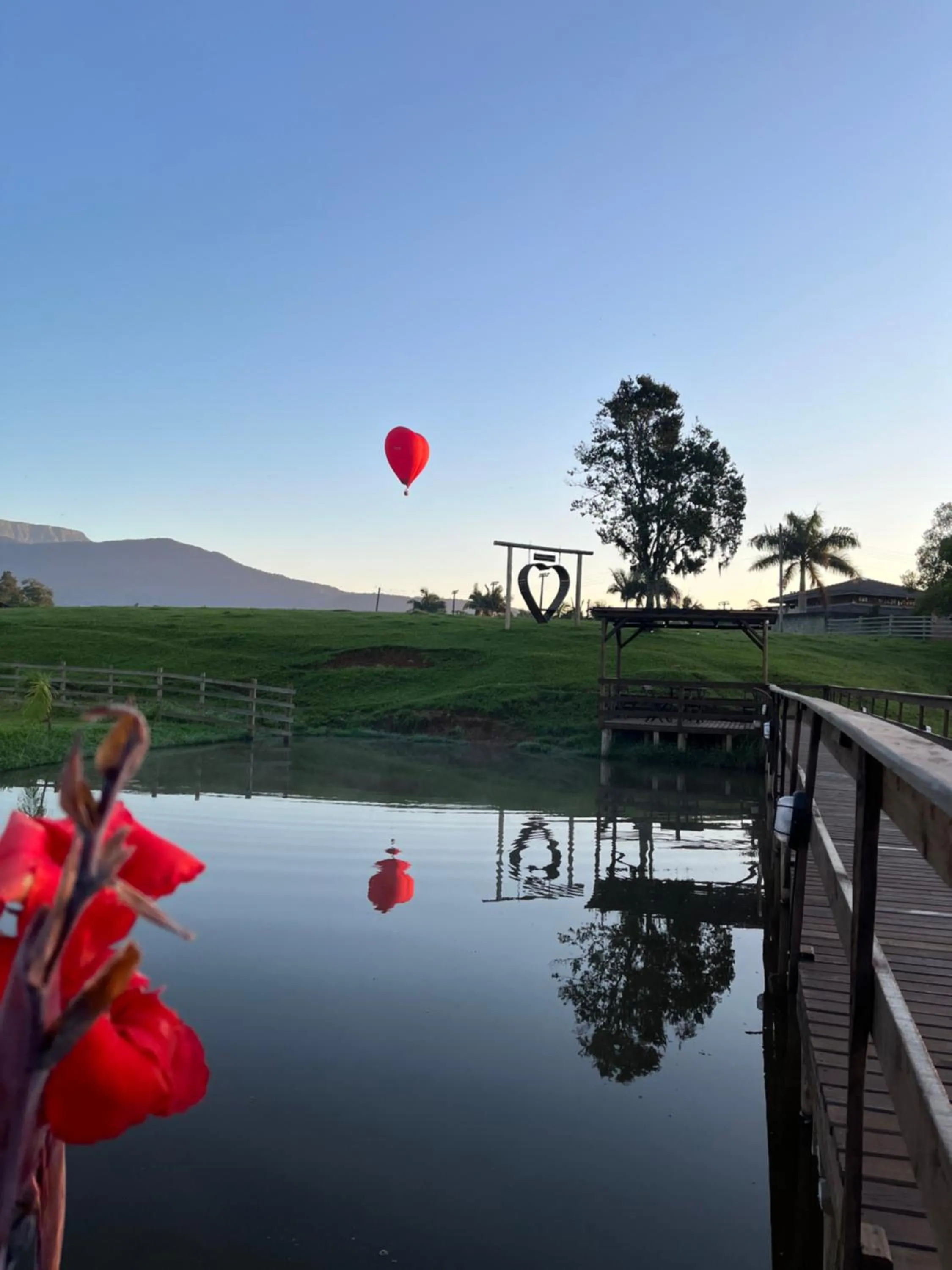 Sunrise in Pousada Recanto dos Canyons