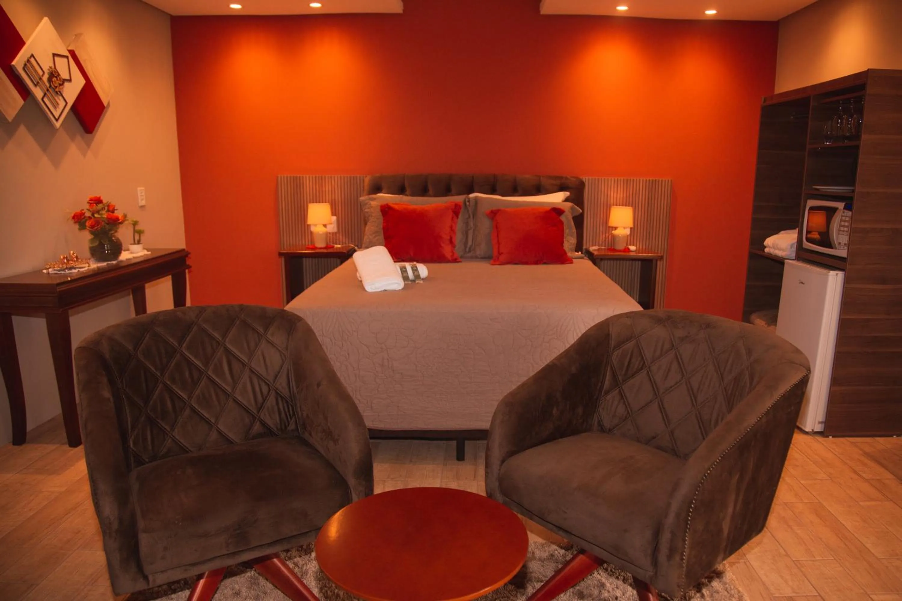 Bed in Pousada Recanto dos Canyons