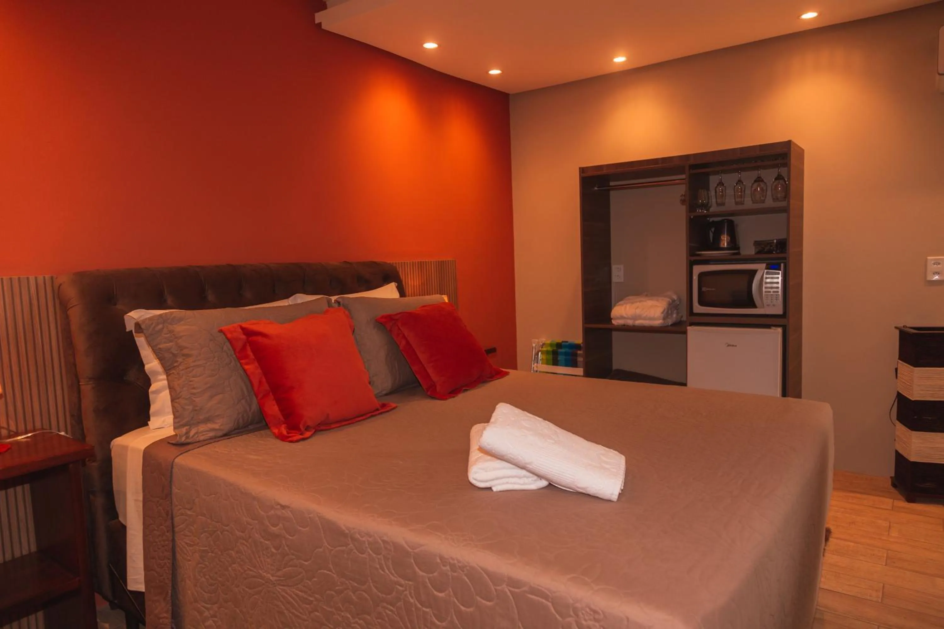 Bed in Pousada Recanto dos Canyons