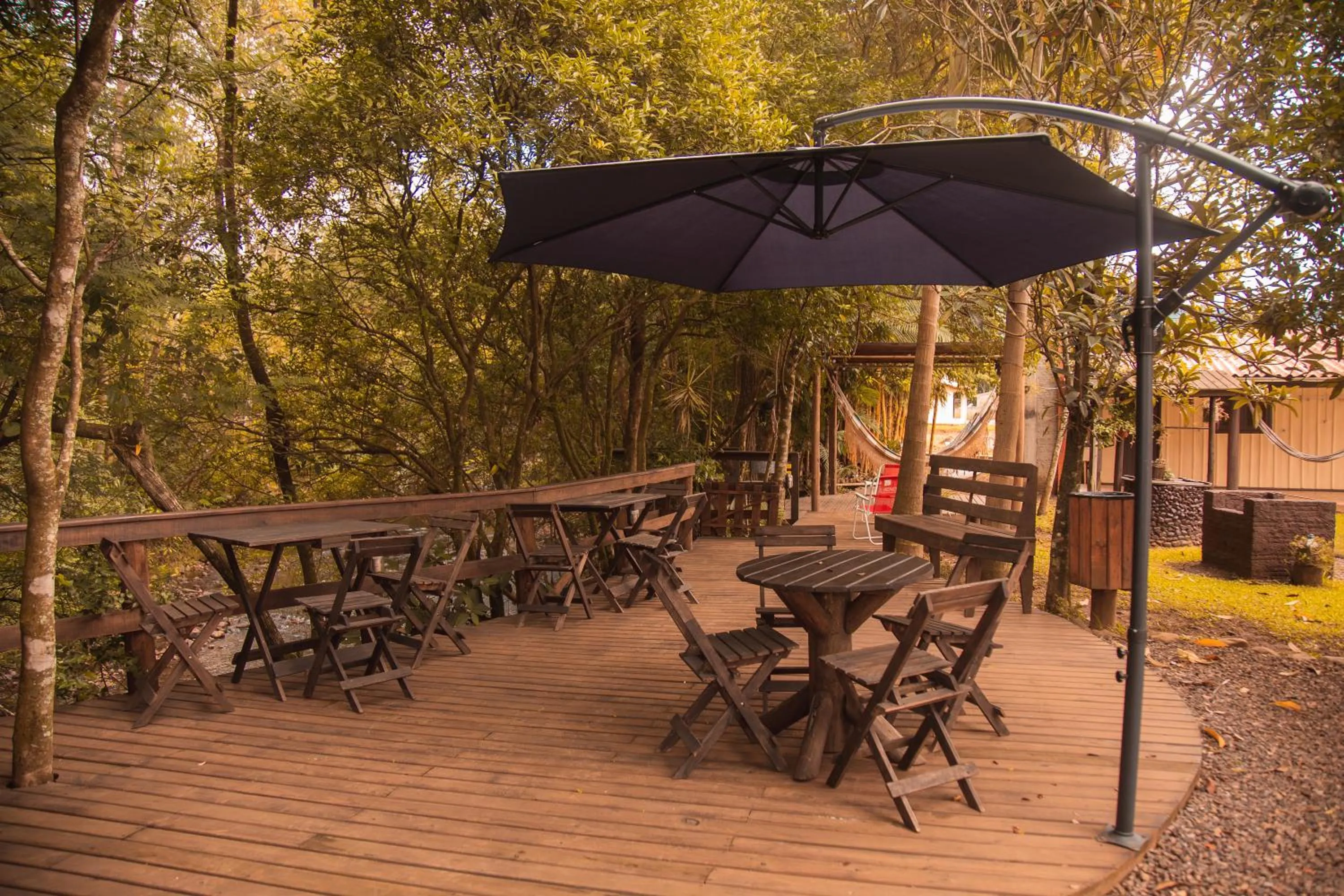 Patio in Pousada Recanto dos Canyons