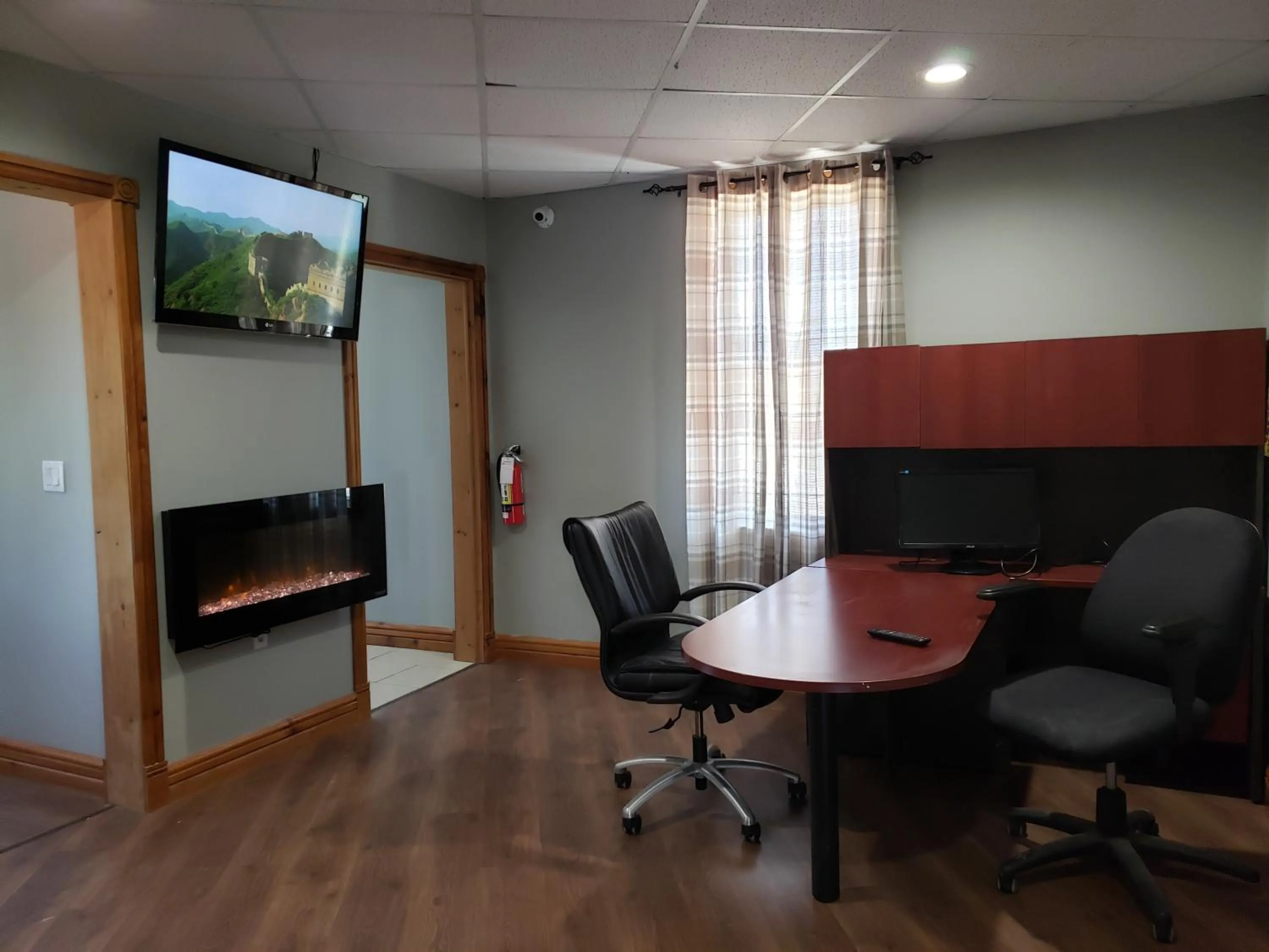 Seating area in Hepworth Hostel
