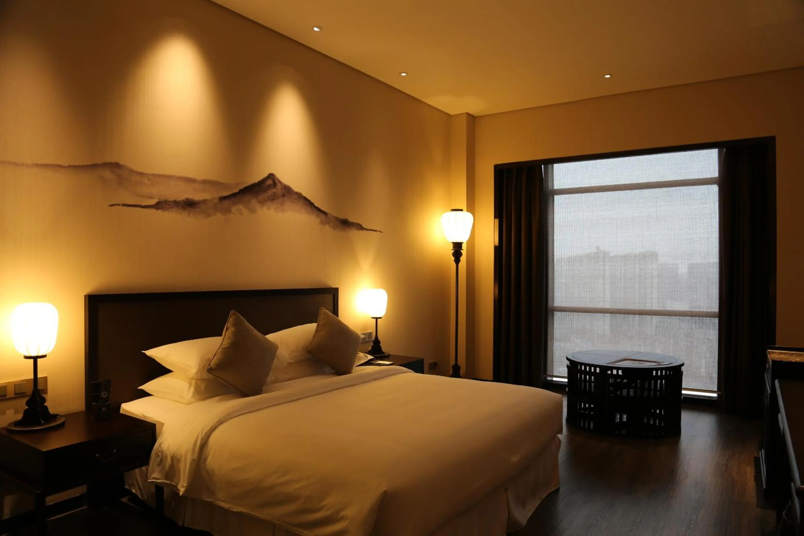 Bed in Amitabha Hotel (Fuzhou Pushang)