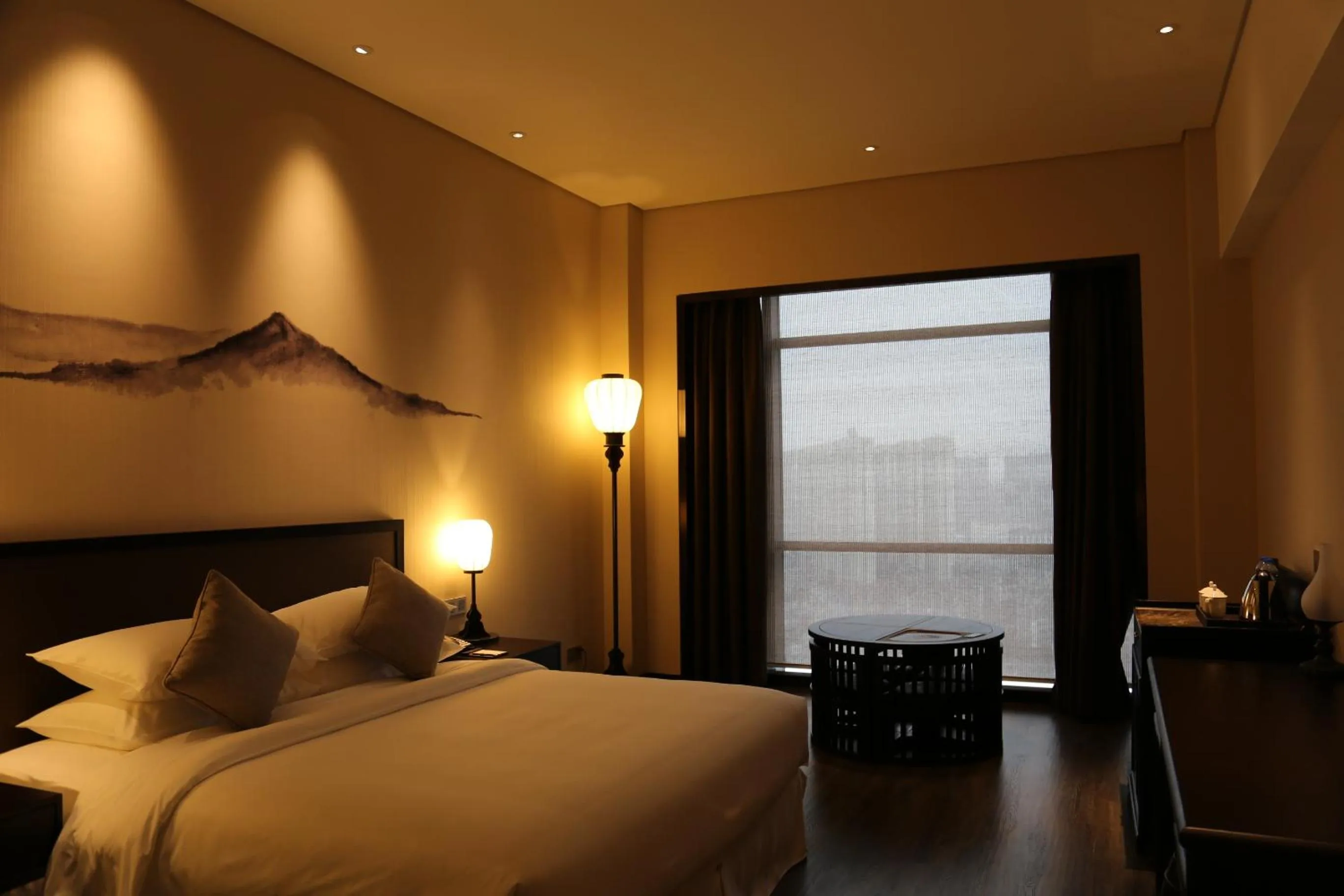 Bed in Amitabha Hotel (Fuzhou Pushang)