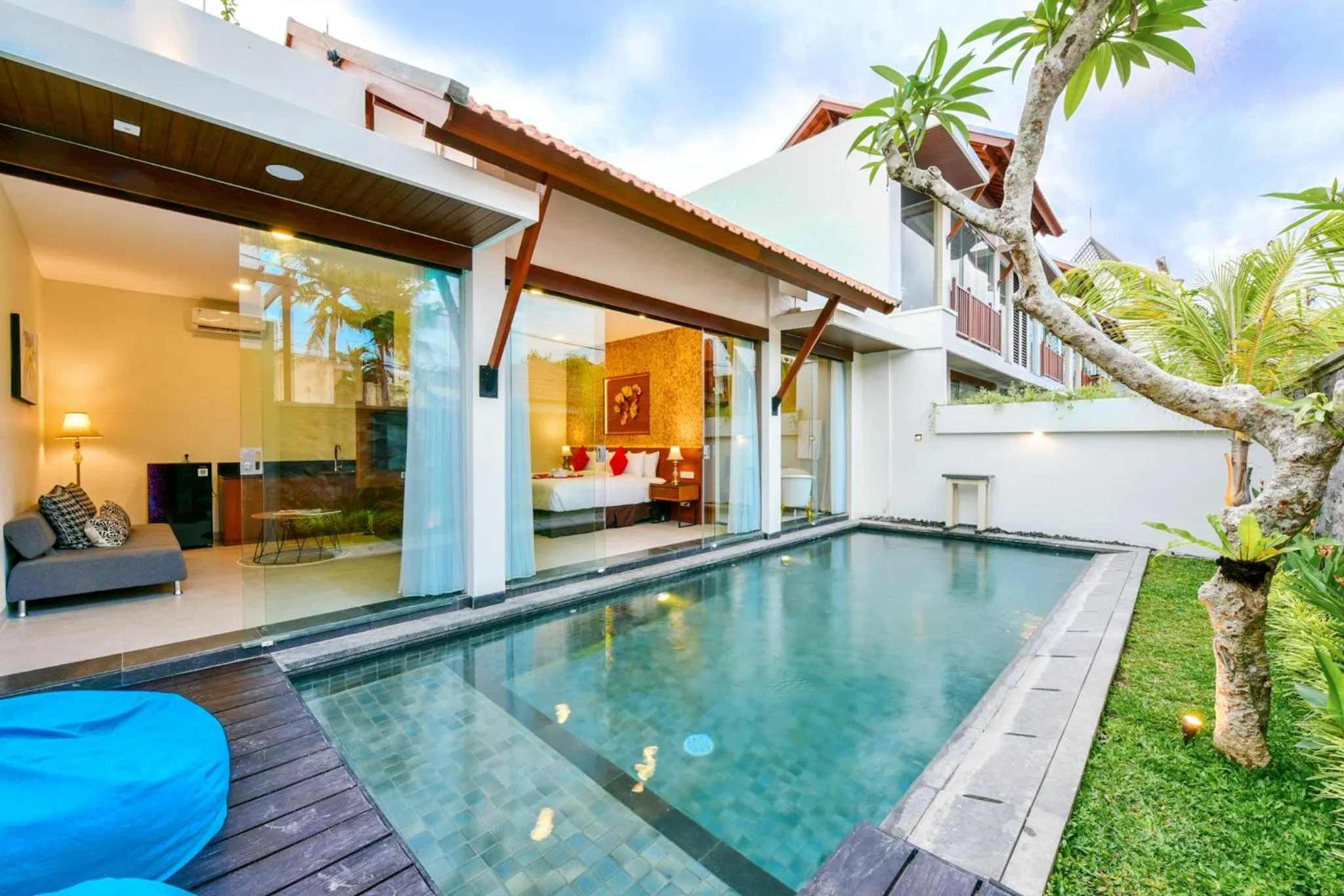 Swimming pool in Del Cielo Villa Seminyak
