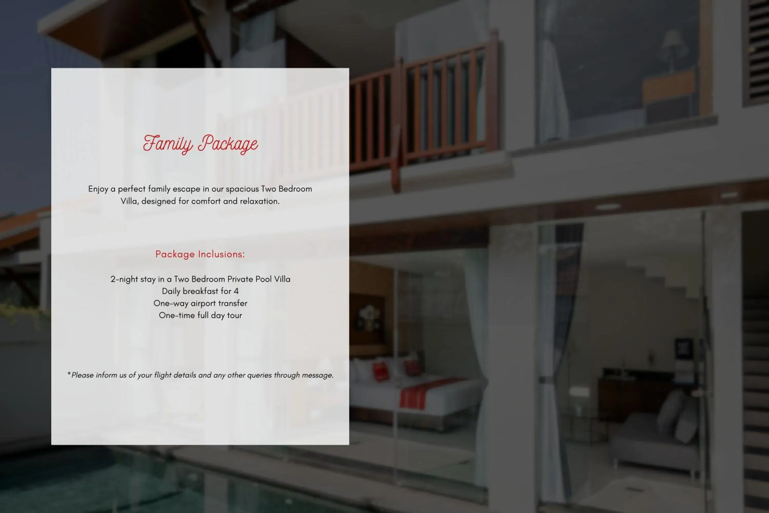 Pool view in Del Cielo Villa Seminyak Pool view in Del Cielo Villa Seminyak