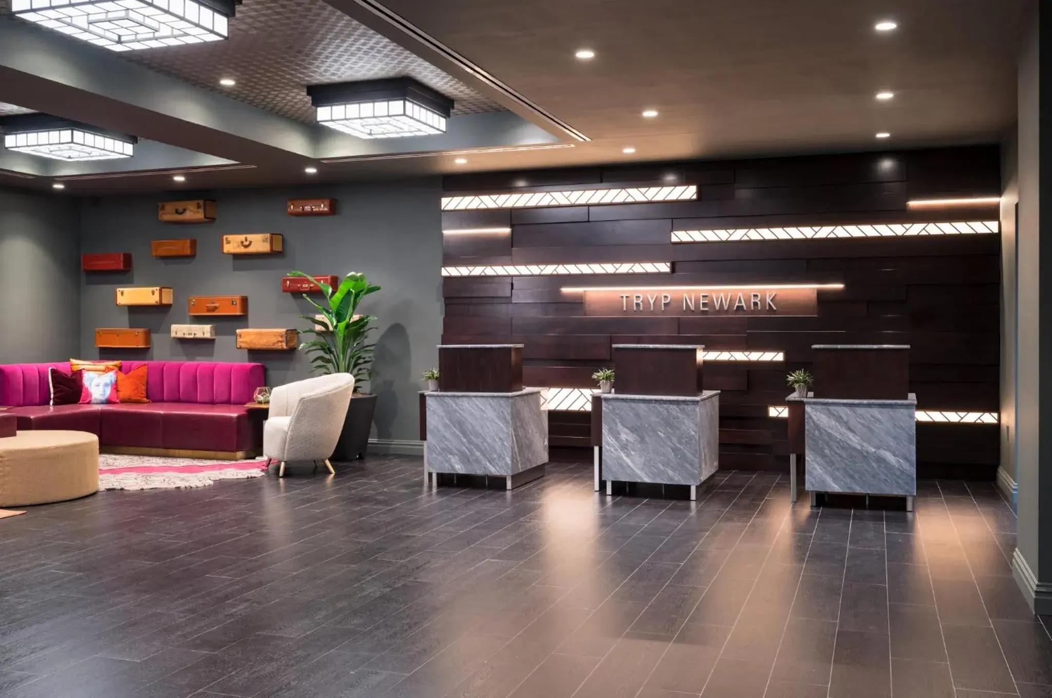 Lobby or reception in TRYP by Wyndham Newark Downtown Lobby or reception in TRYP by Wyndham Newark Downtown