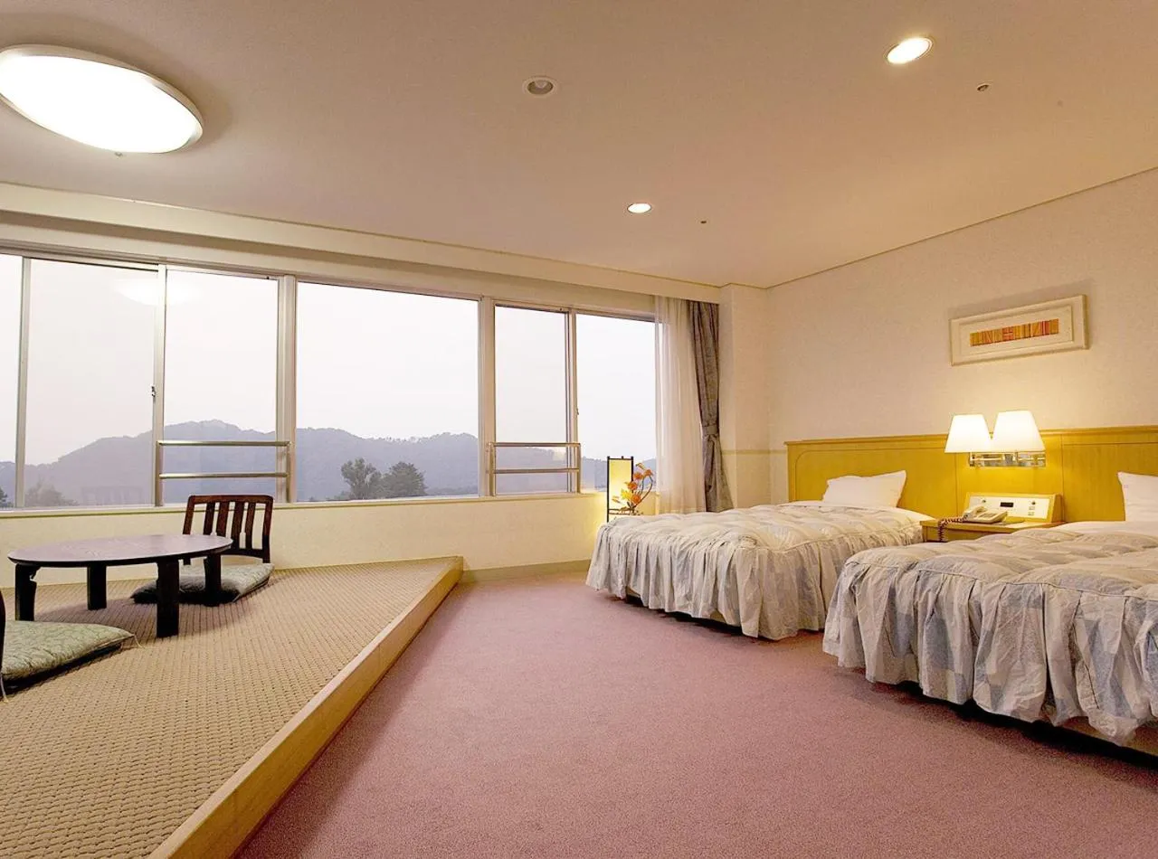 Photo of the whole room, Bed in Shikinoyado SAHIMENO