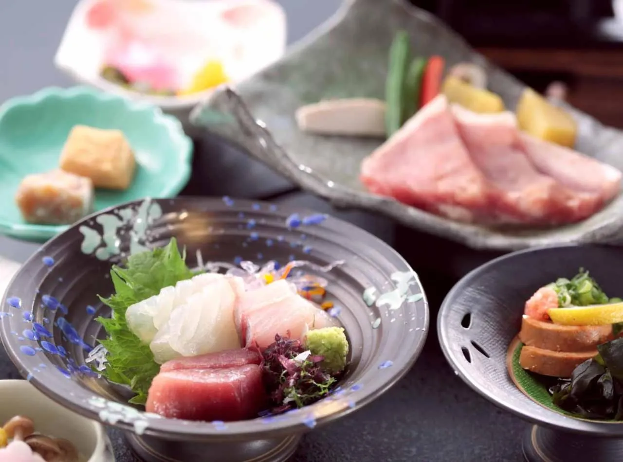 Food in Shikinoyado SAHIMENO