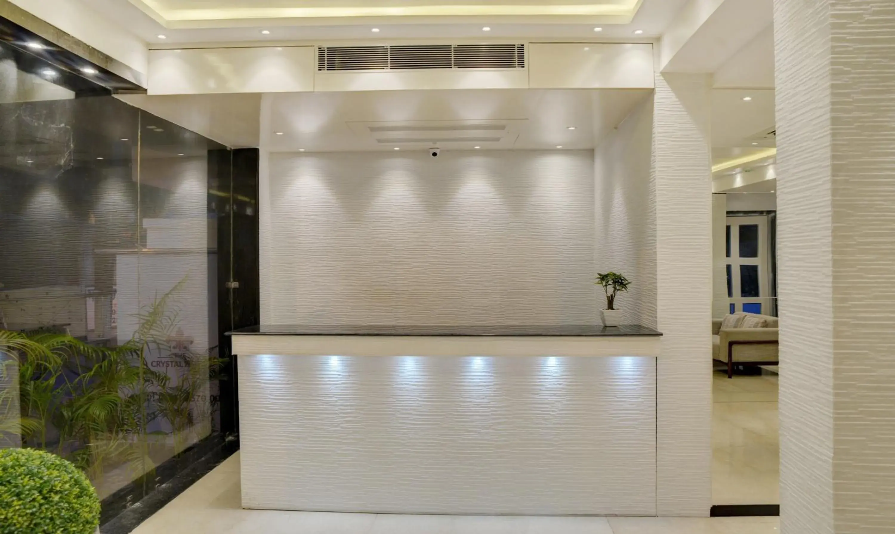 Lobby or reception in Treebo Premium The Crystal Lobby or reception in Treebo Premium The Crystal