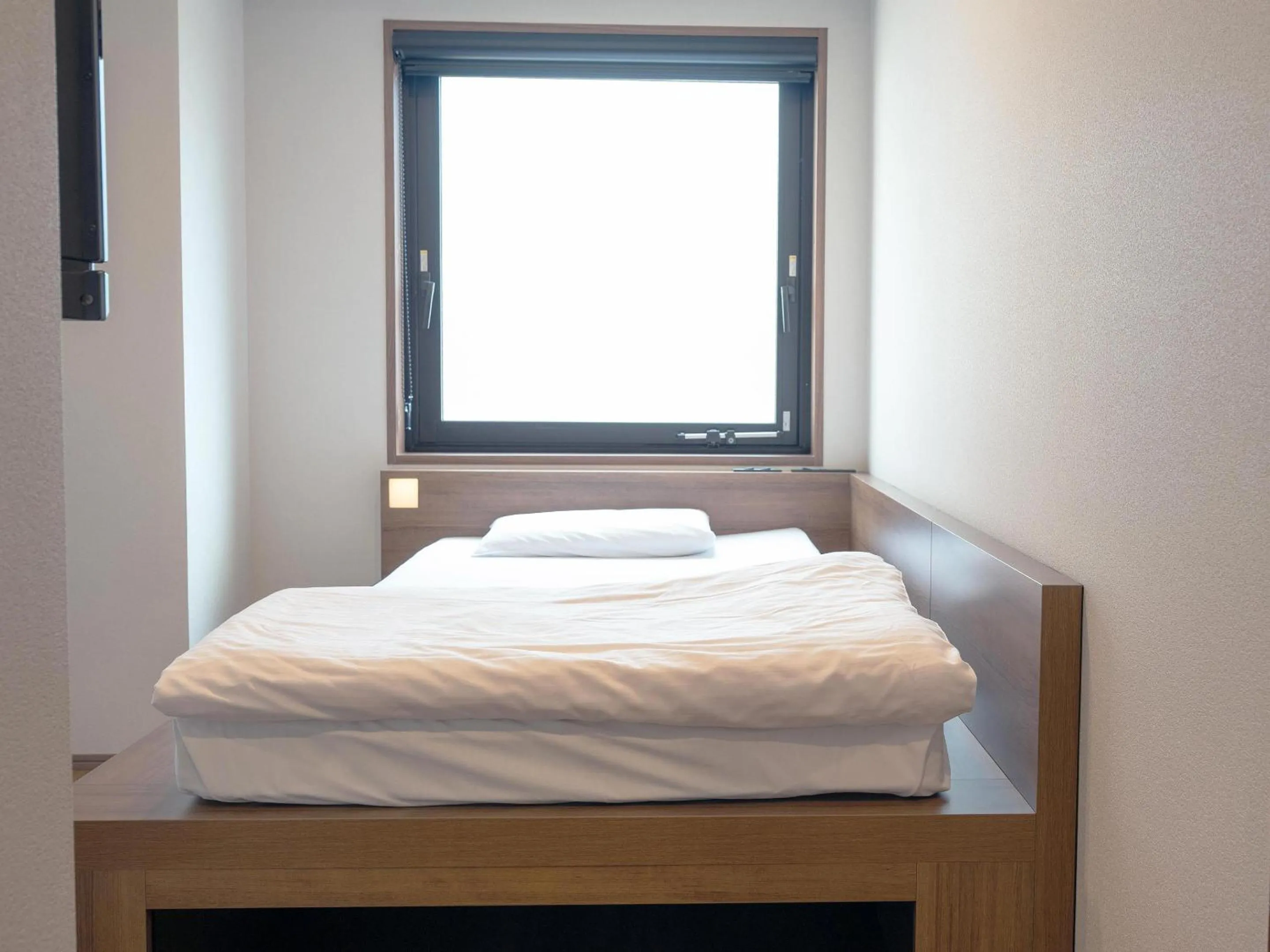 Bed in Hotel Meldia Osaka Higobashi