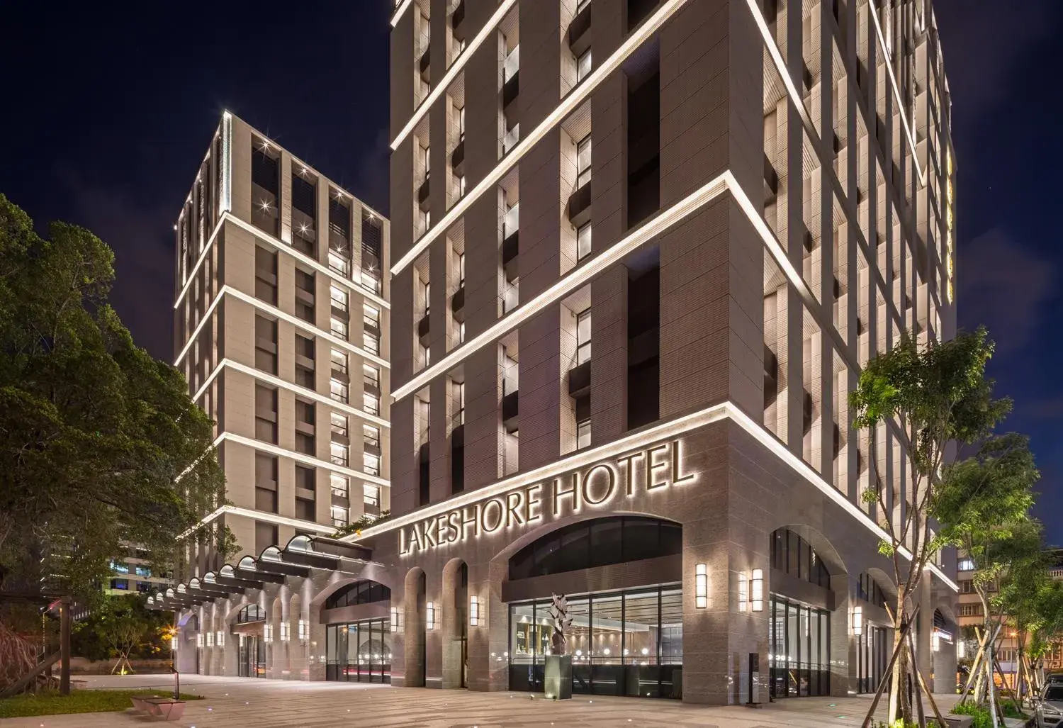 Facade/entrance in Lakeshore Hotel Tainan Facade/entrance in Lakeshore Hotel Tainan