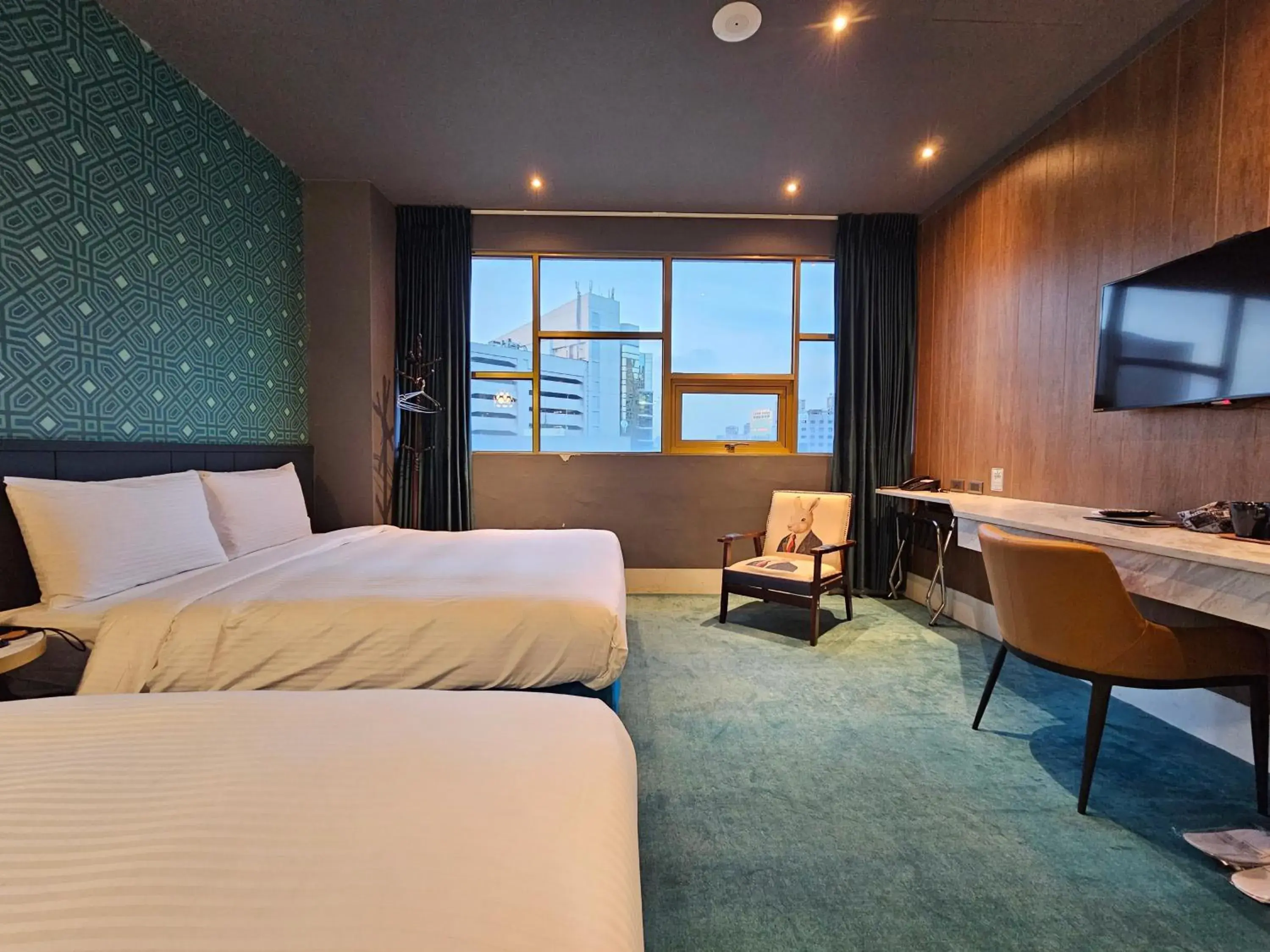 Bed in Modern Inn Bed in Modern Inn