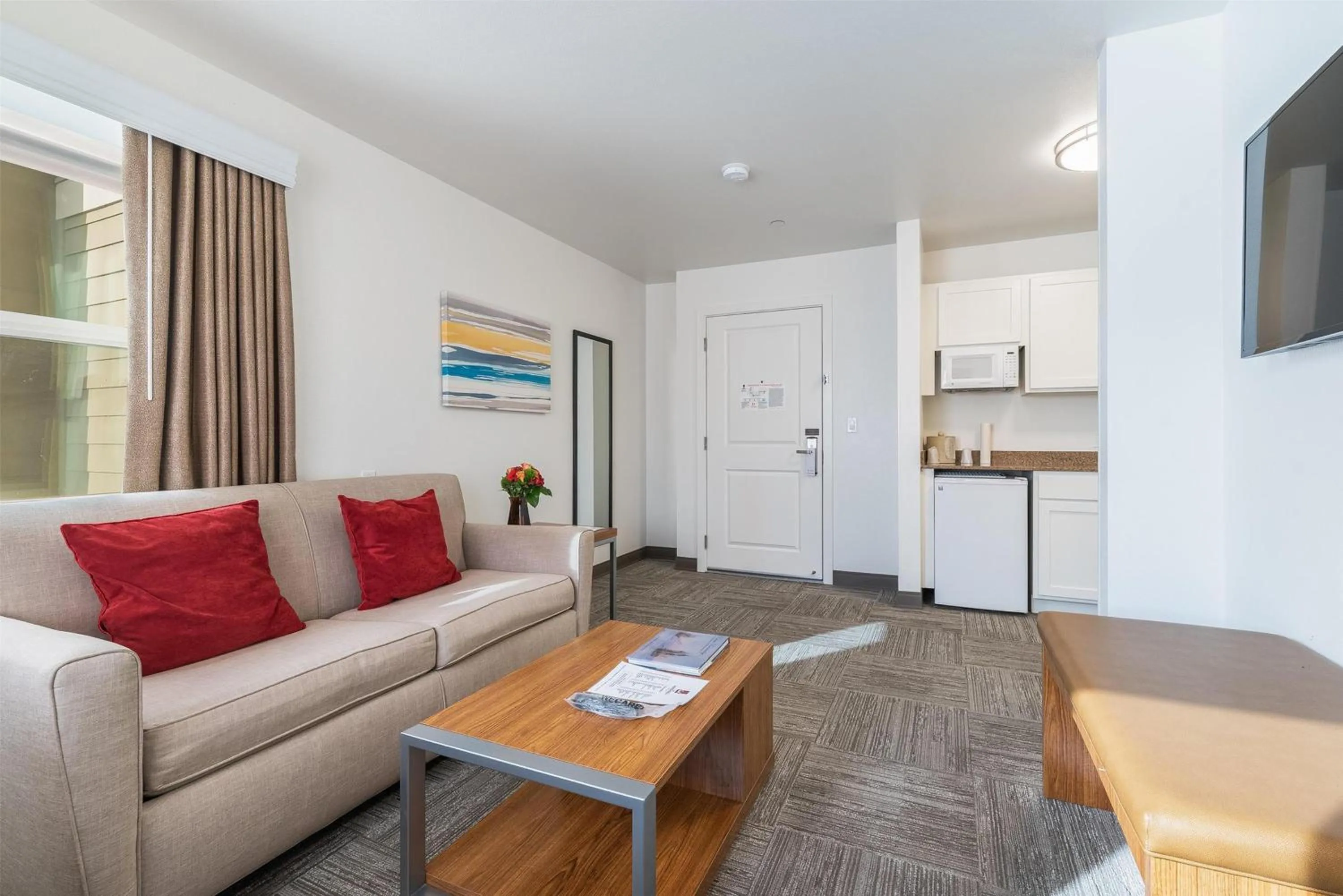 Bedroom in Marshall Suites Bainbridge Island, SureStay Collection by BW