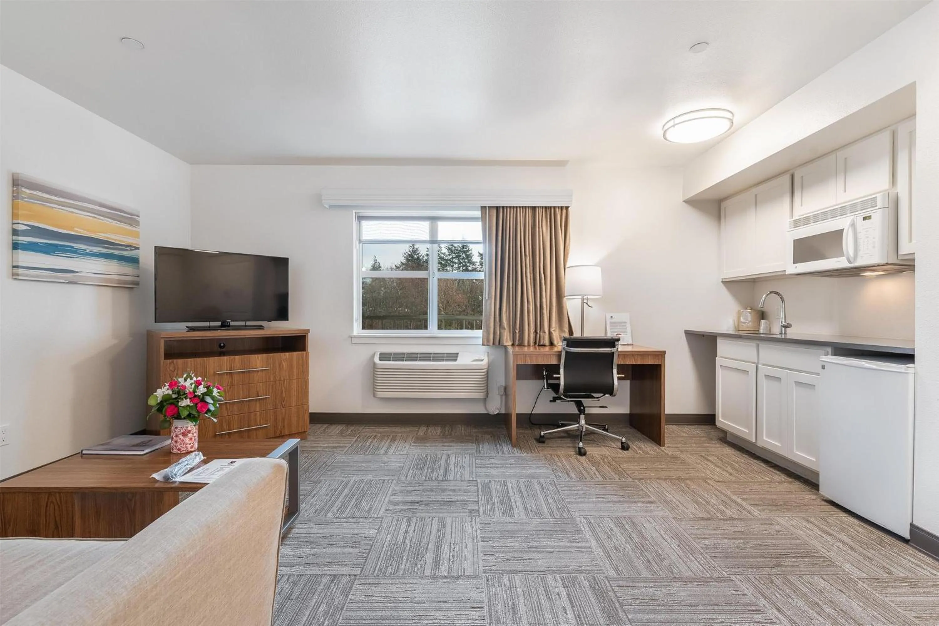 Bedroom in Marshall Suites Bainbridge Island, SureStay Collection by BW