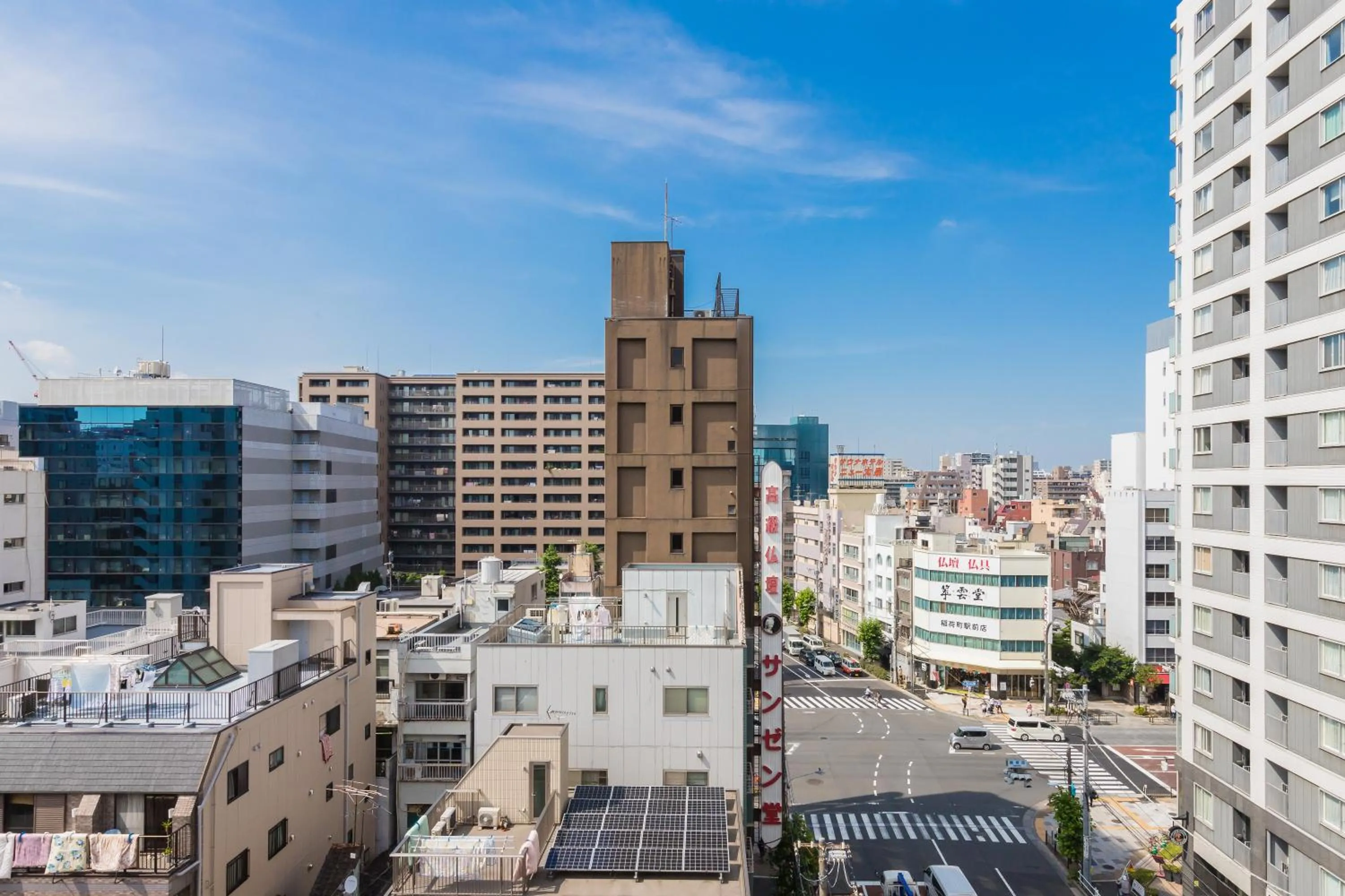 City view in Hotel Apartment Ueno Inaricho Sta