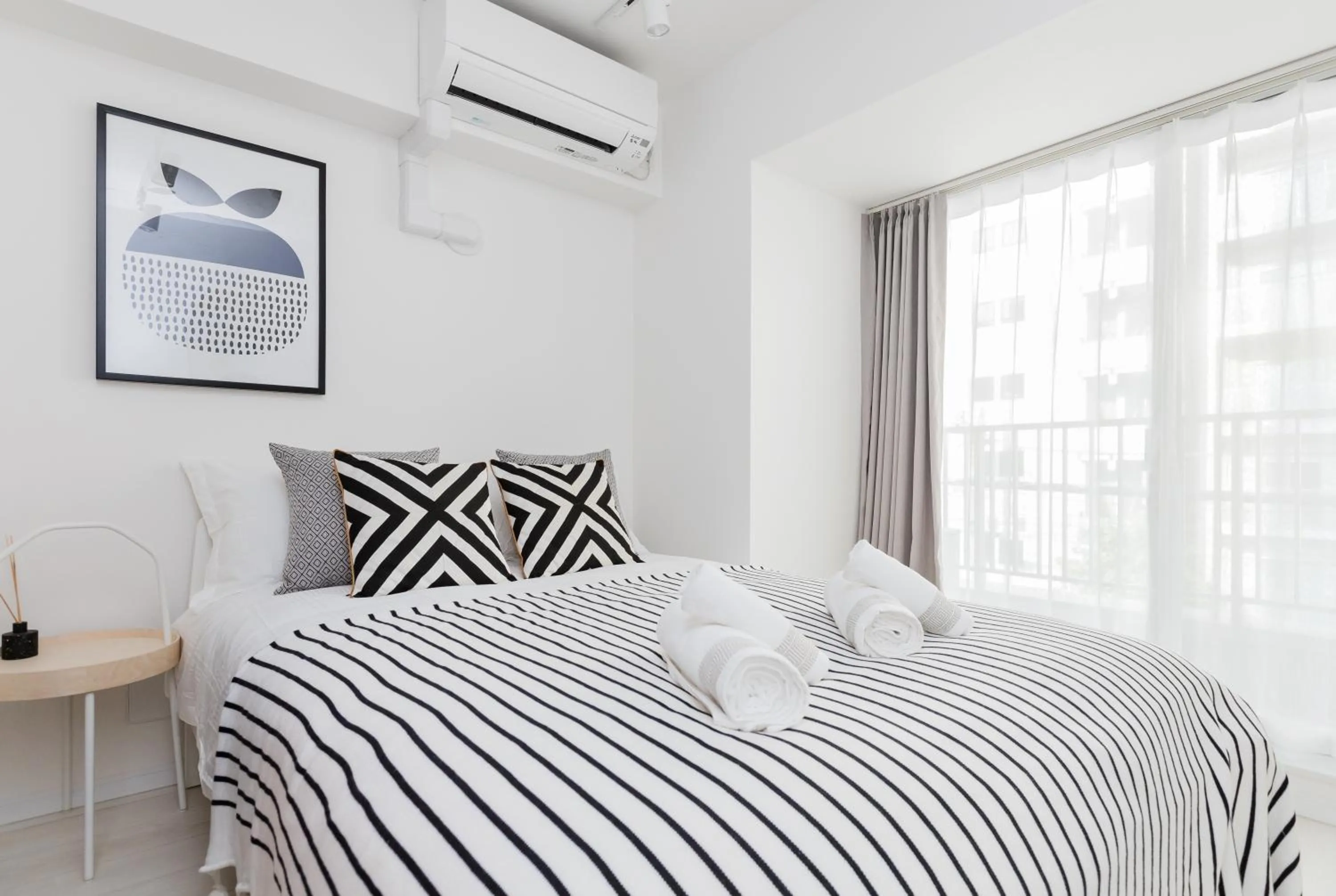 Bed in Hotel Apartment Ueno Inaricho Sta