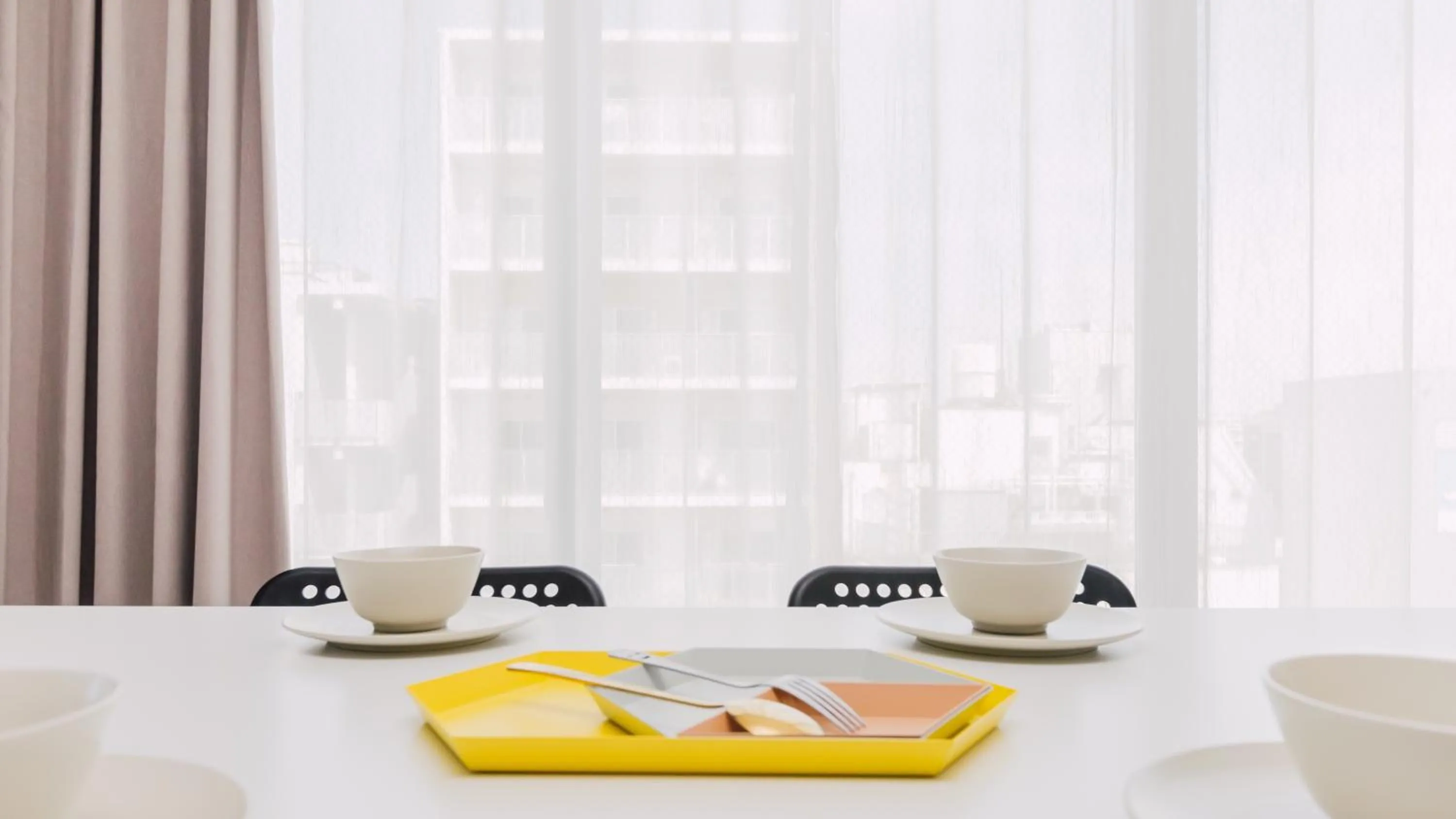 Dining area in Hotel Apartment Ueno Inaricho Sta