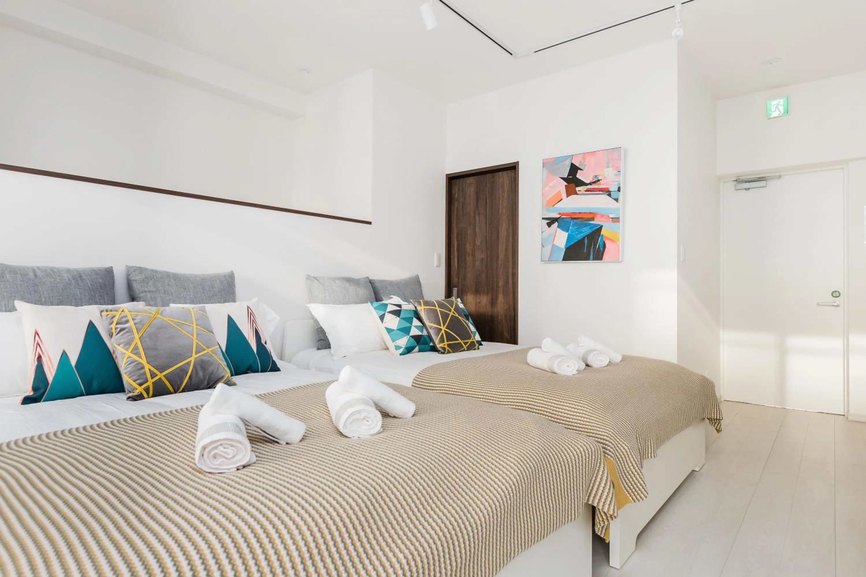 Bed in Hotel Apartment Ueno Inaricho Sta