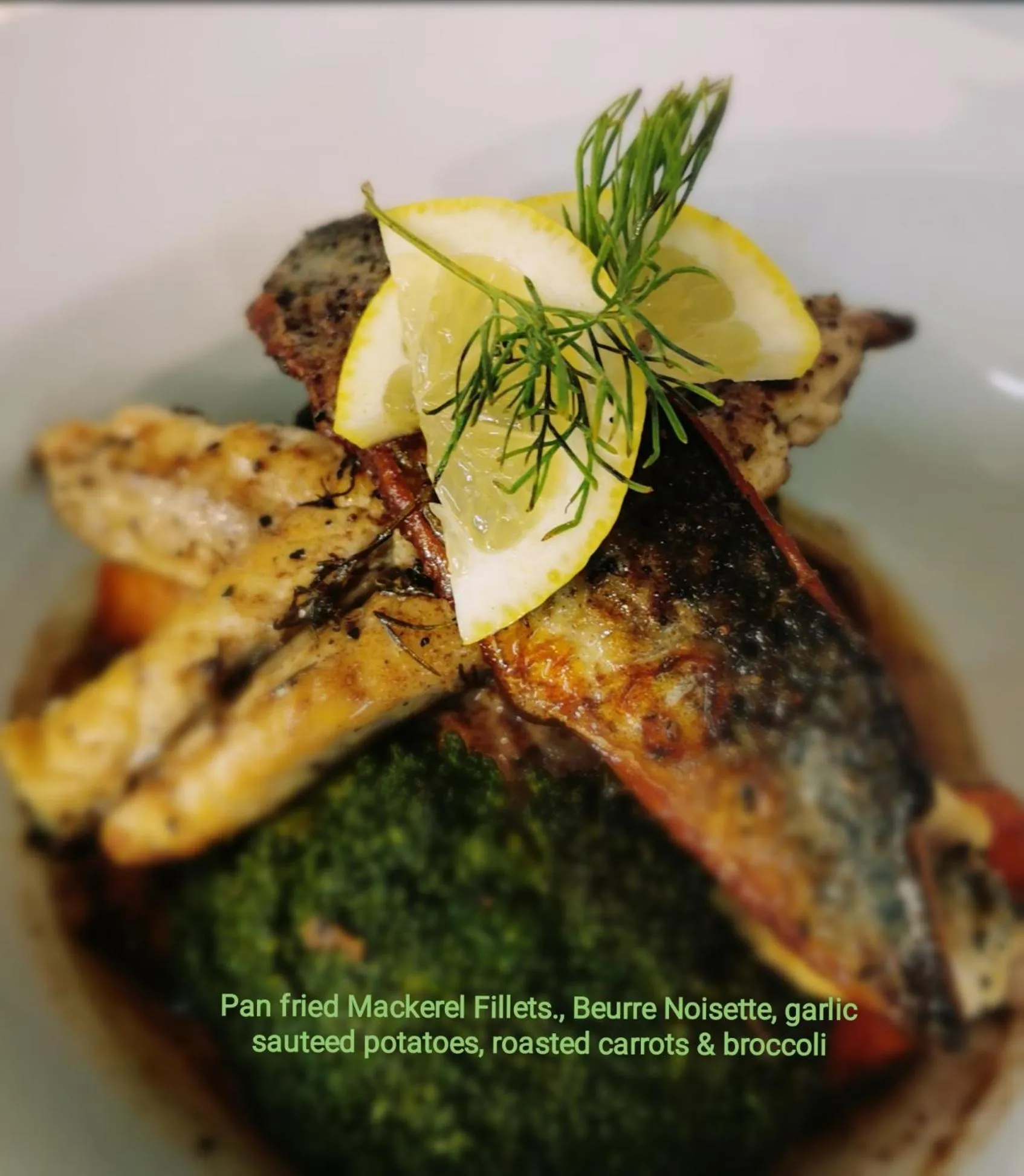 Food in The Manor House Inn