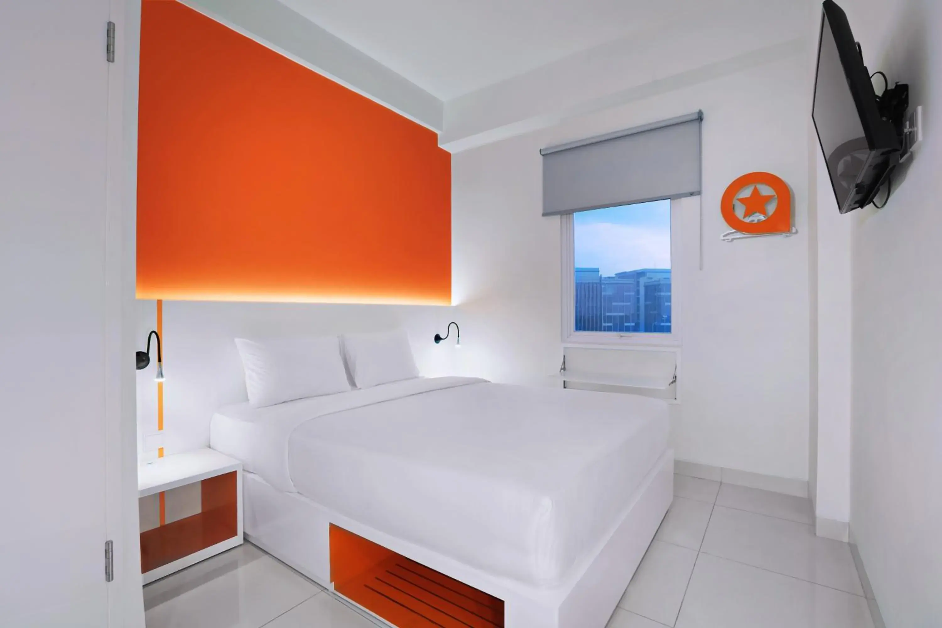 Bed in Starlet Hotel Jakarta Airport Bed in Starlet Hotel Jakarta Airport