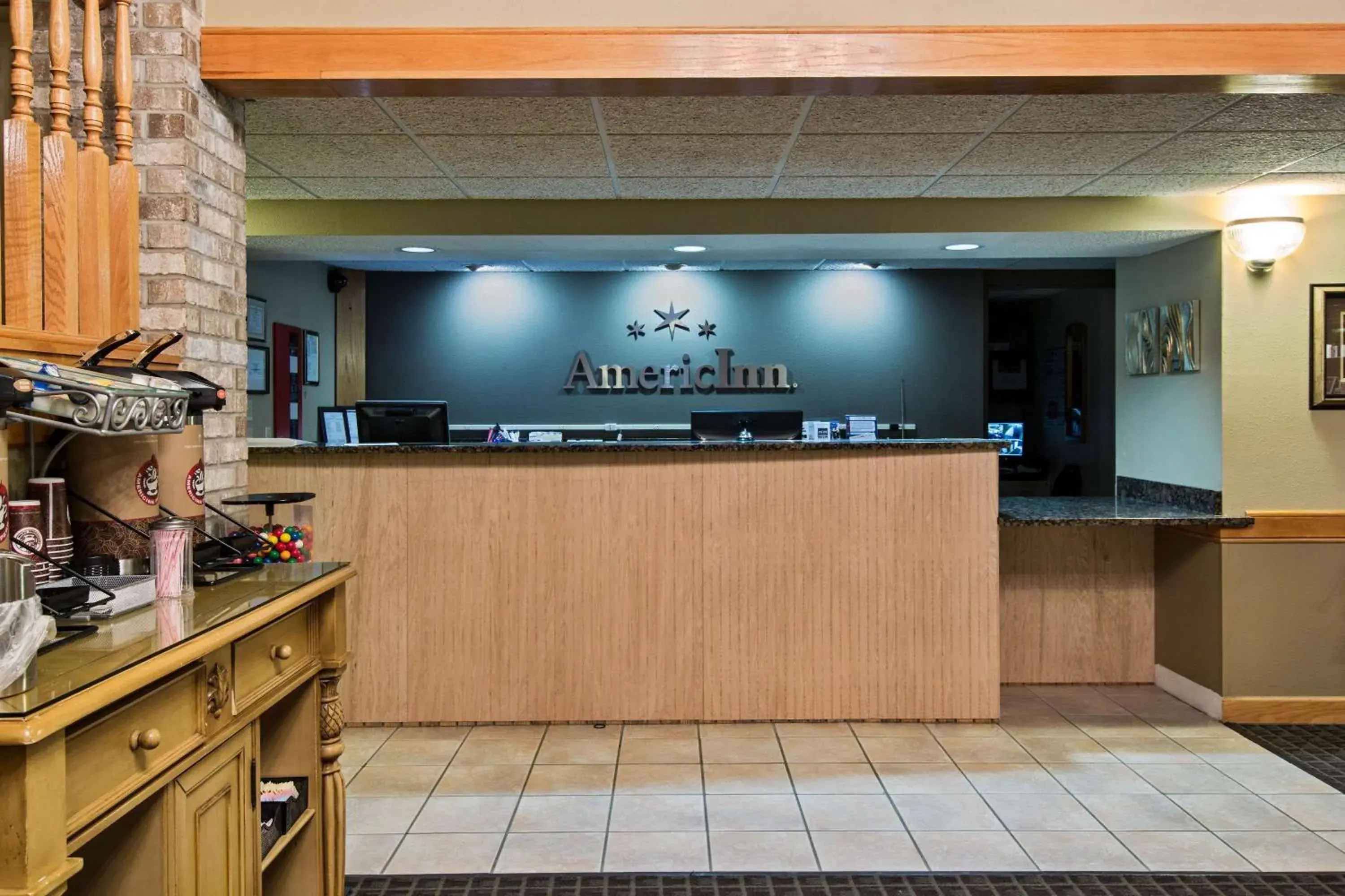 Lobby or reception in AmericInn by Wyndham Iowa Falls Lobby or reception in AmericInn by Wyndham Iowa Falls