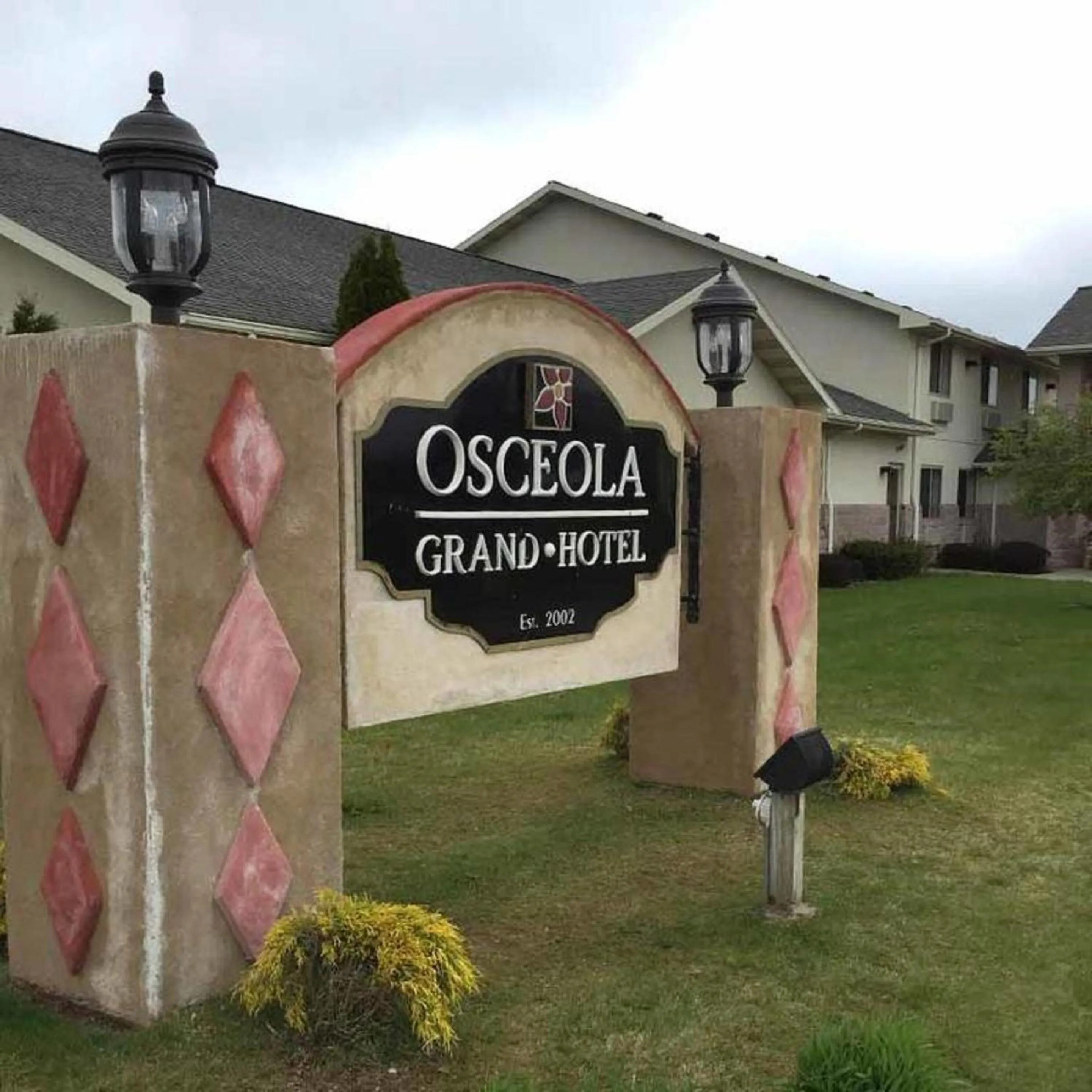Logo/Certificate/Sign in Osceola Grand Hotel