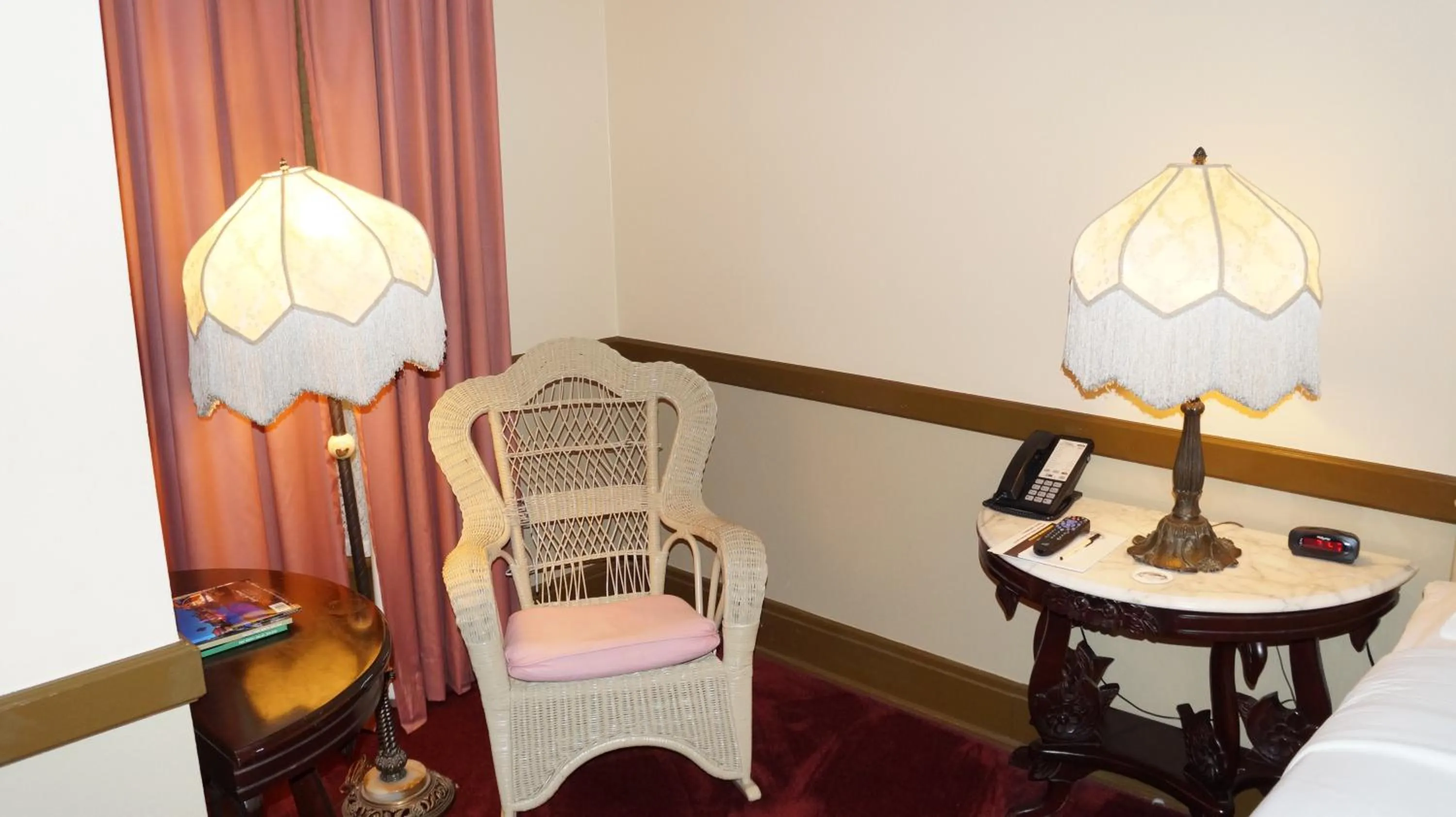 Seating area in Stockyards Hotel