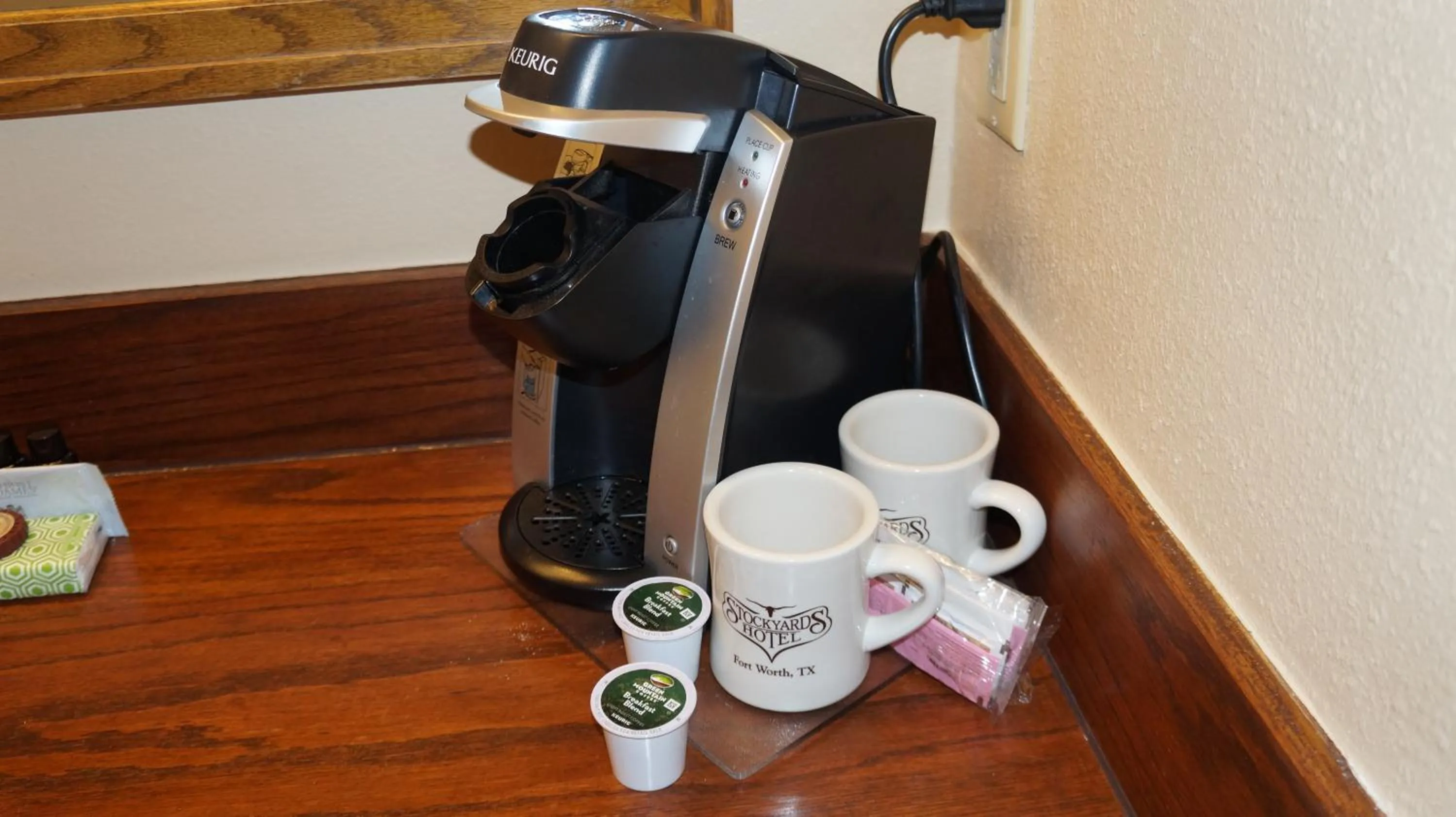 Coffee/tea facilities in Stockyards Hotel
