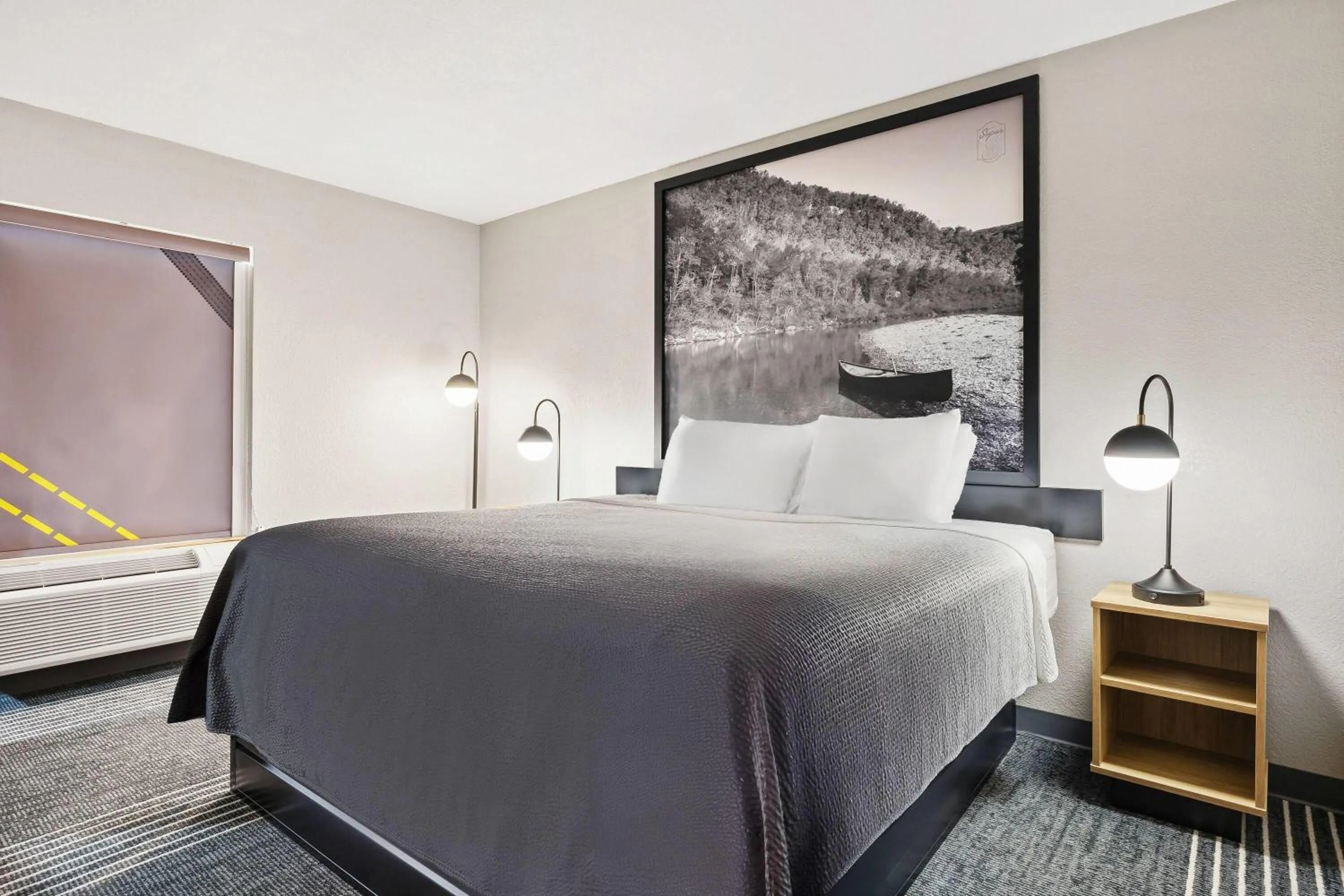 Bed in Super 8 by Wyndham Harrison AR