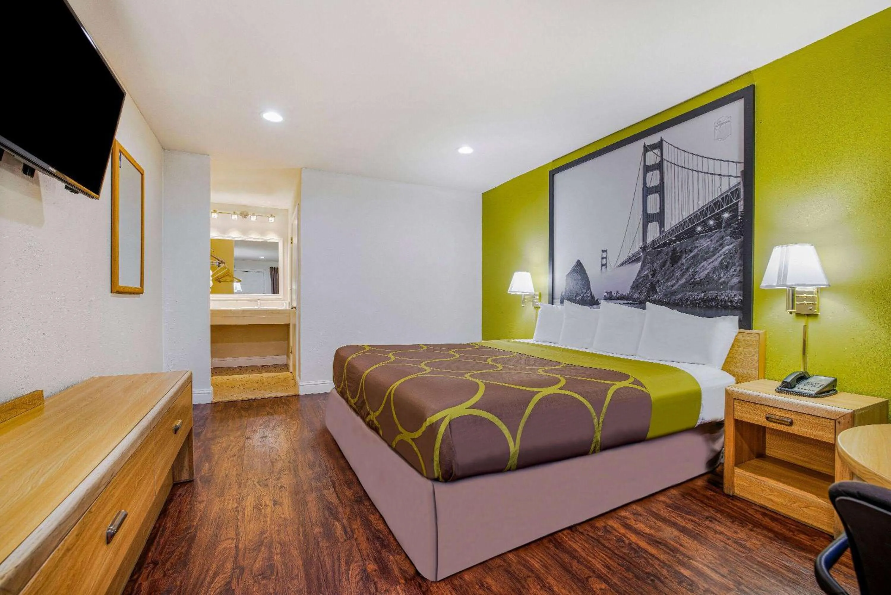 Bed in Super 8 by Wyndham Auburn