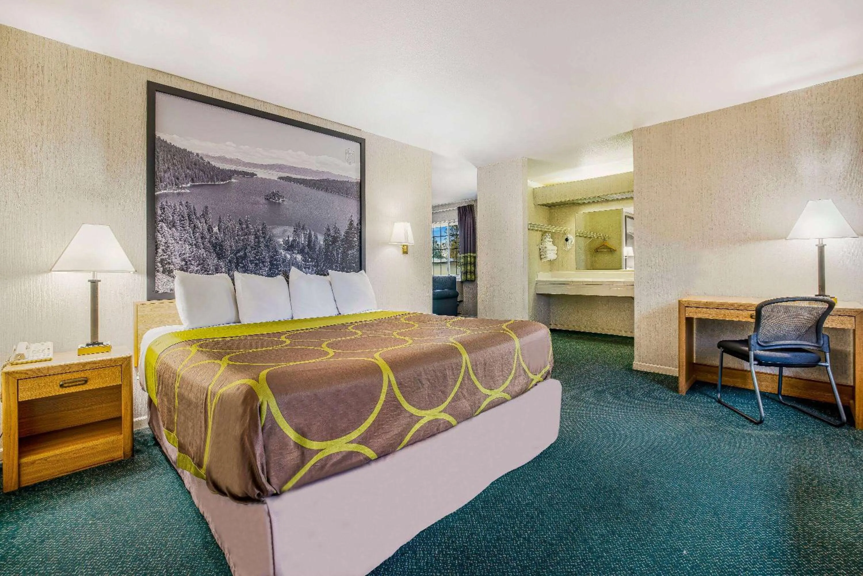 Bed in Super 8 by Wyndham Auburn