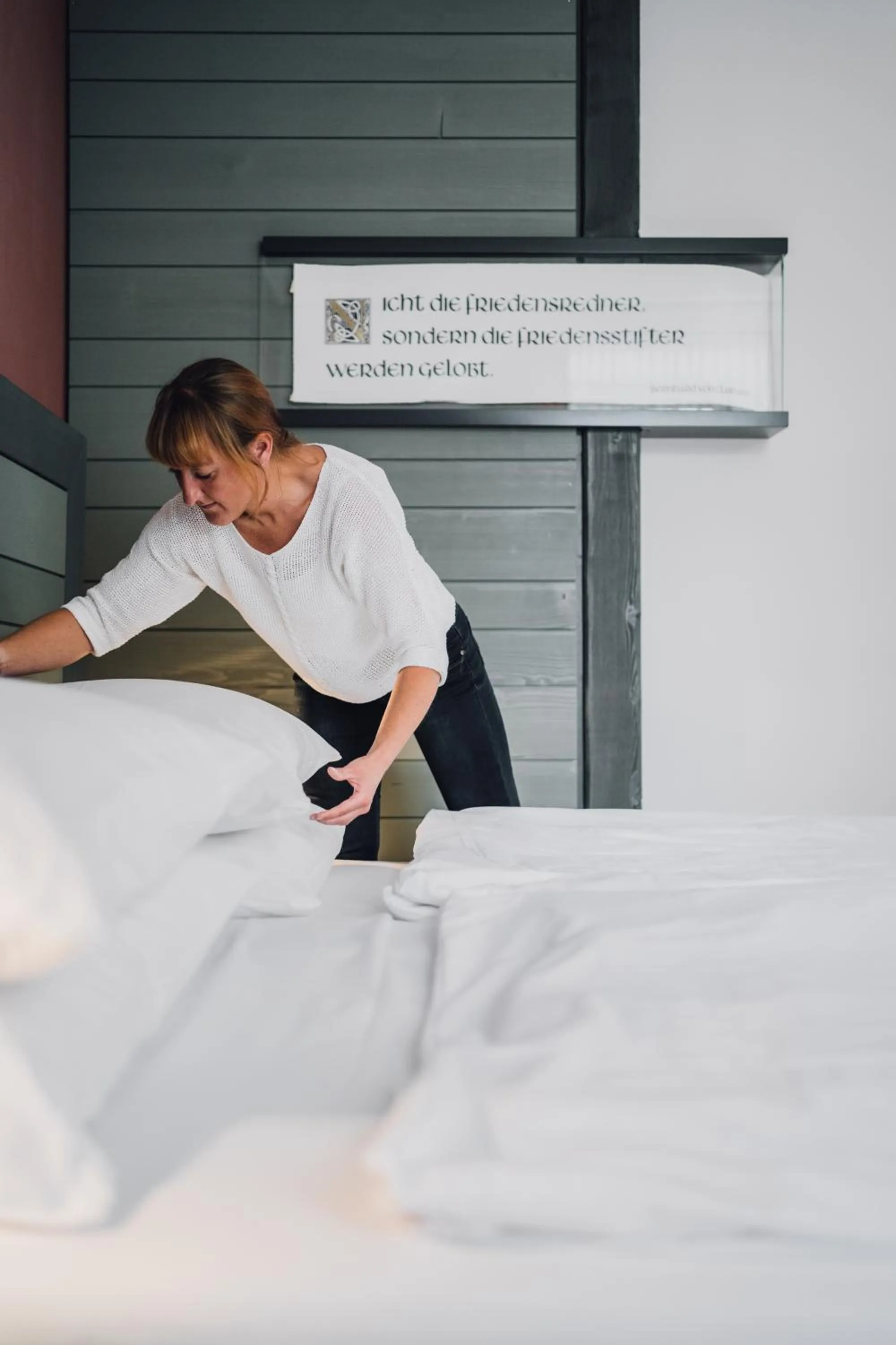 Bed in Hotel Kloster Eberbach