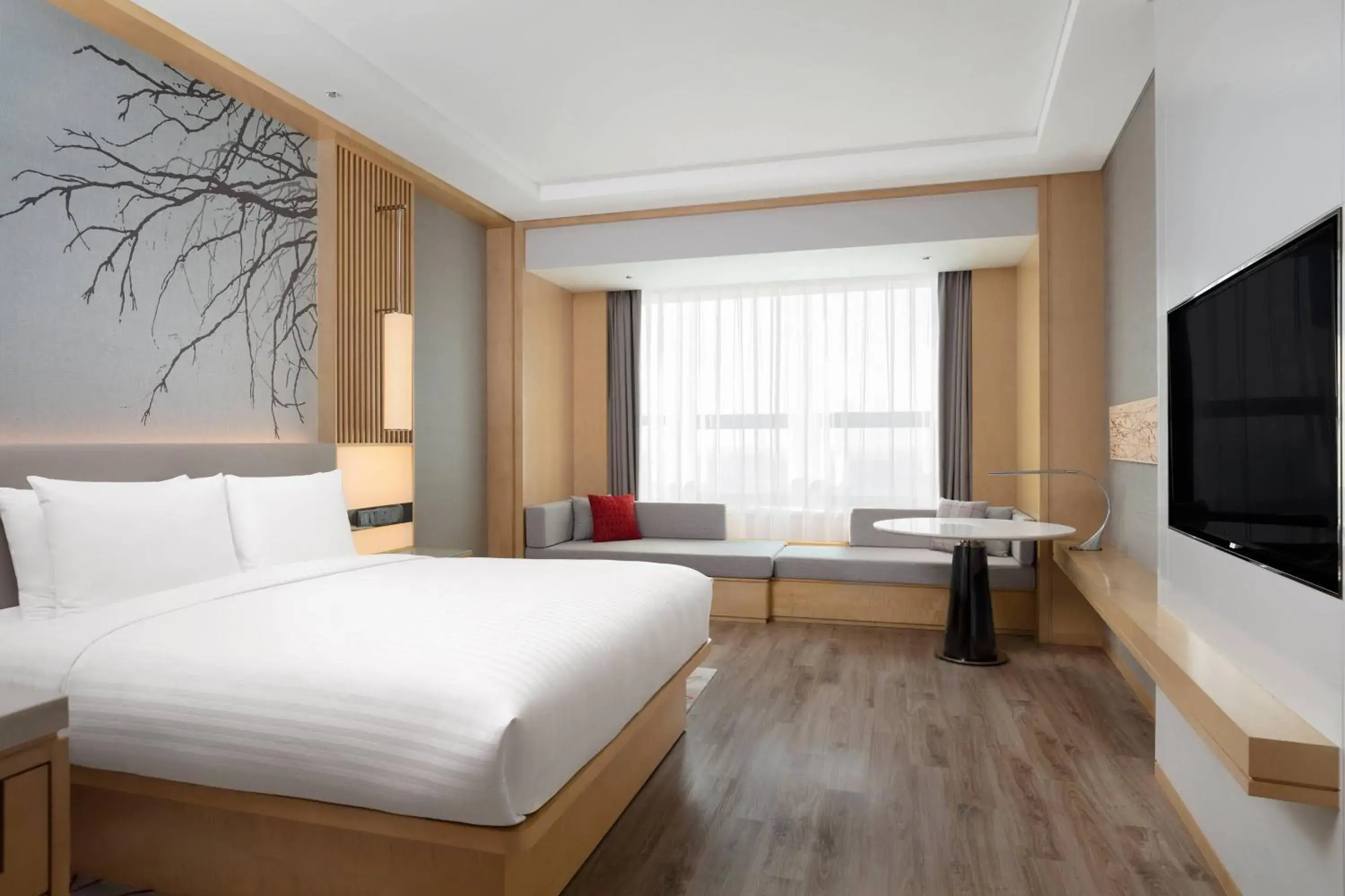 Executive King Room, Concierge lounge access, Guest room in Courtyard by Marriott Shanghai Songjiang Executive King Room, Concierge lounge access, Guest room in Courtyard by Marriott Shanghai Songjiang