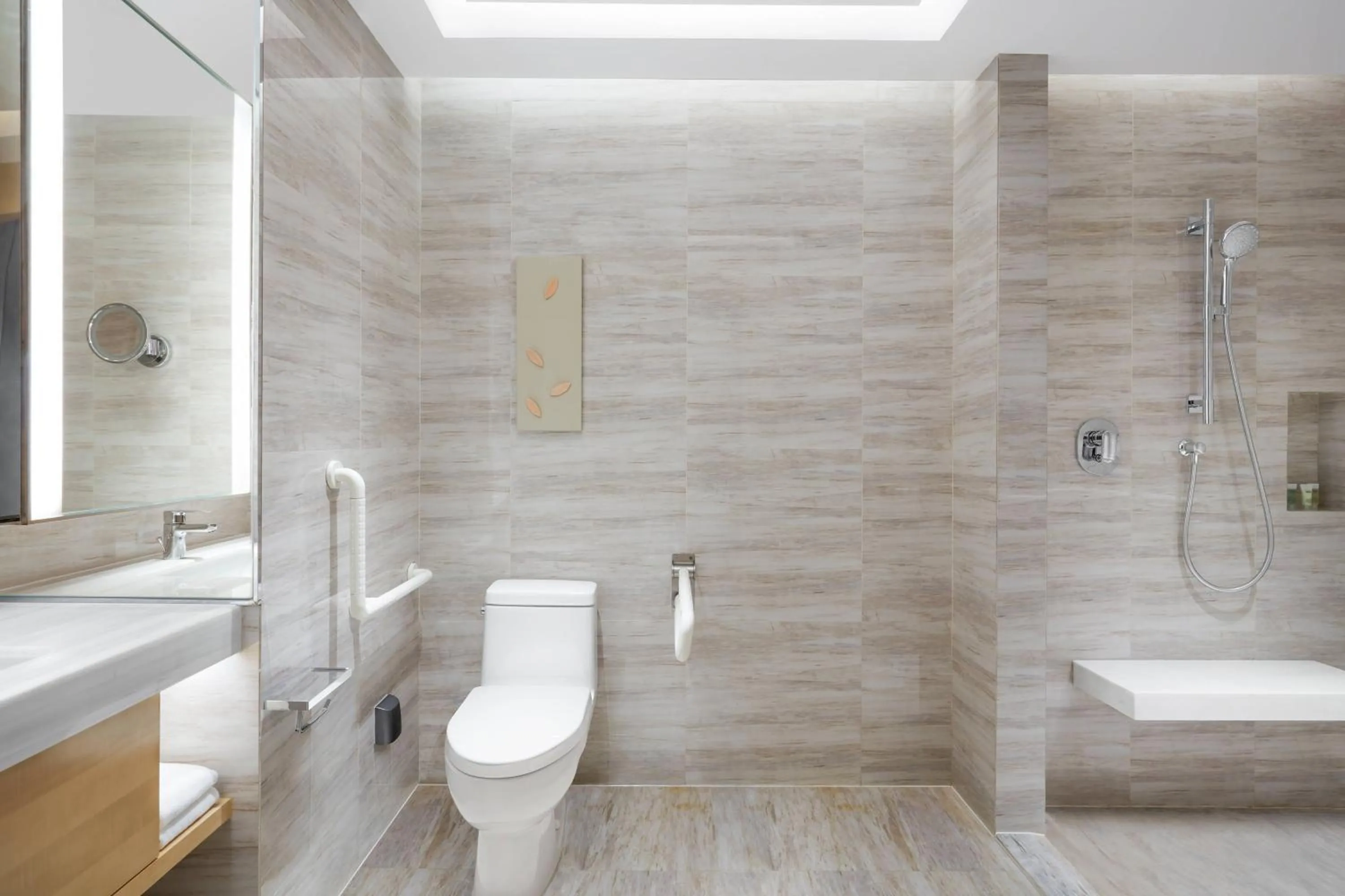 Bathroom in Courtyard by Marriott Shanghai Songjiang