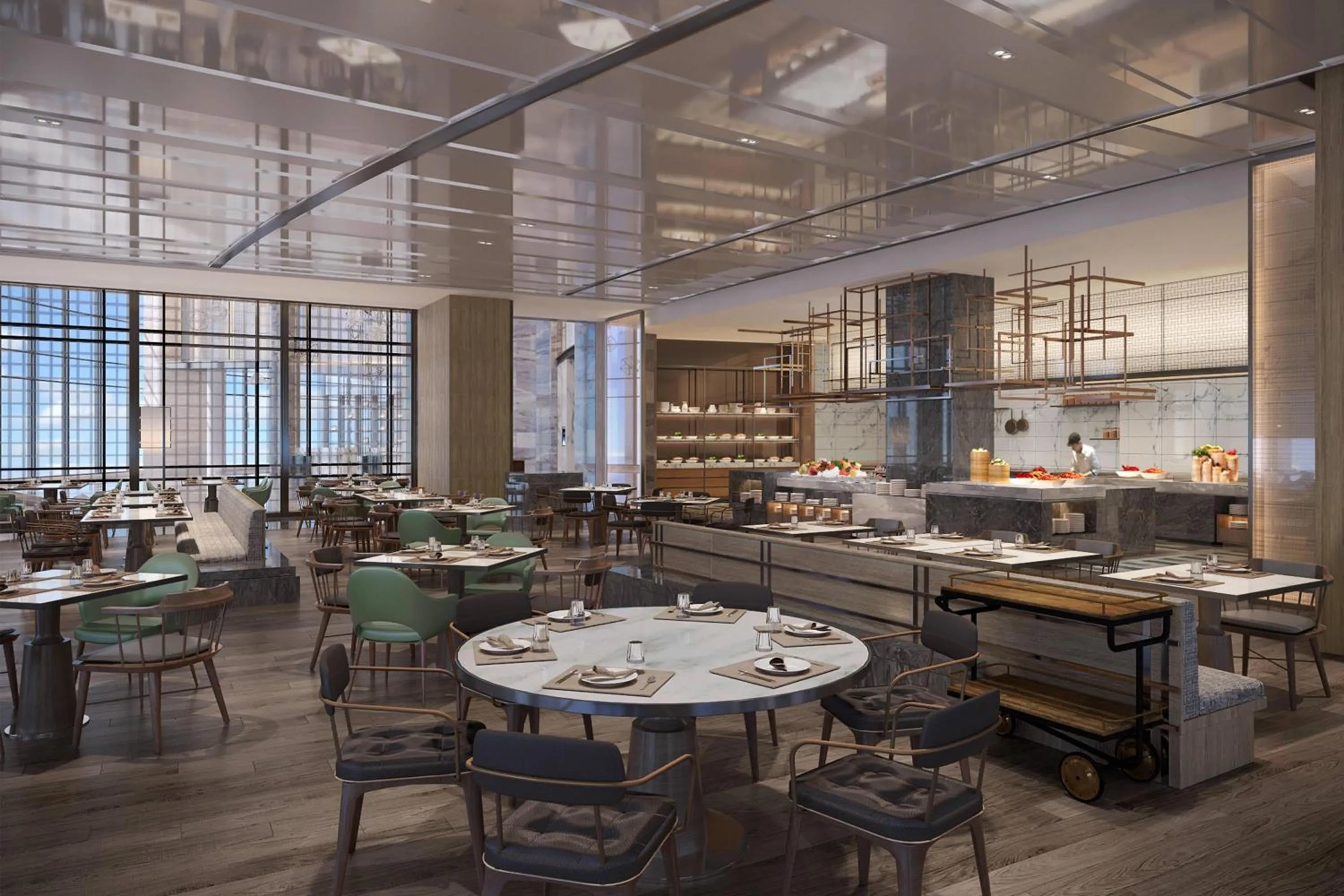 Restaurant/places to eat in Courtyard by Marriott Shanghai Songjiang