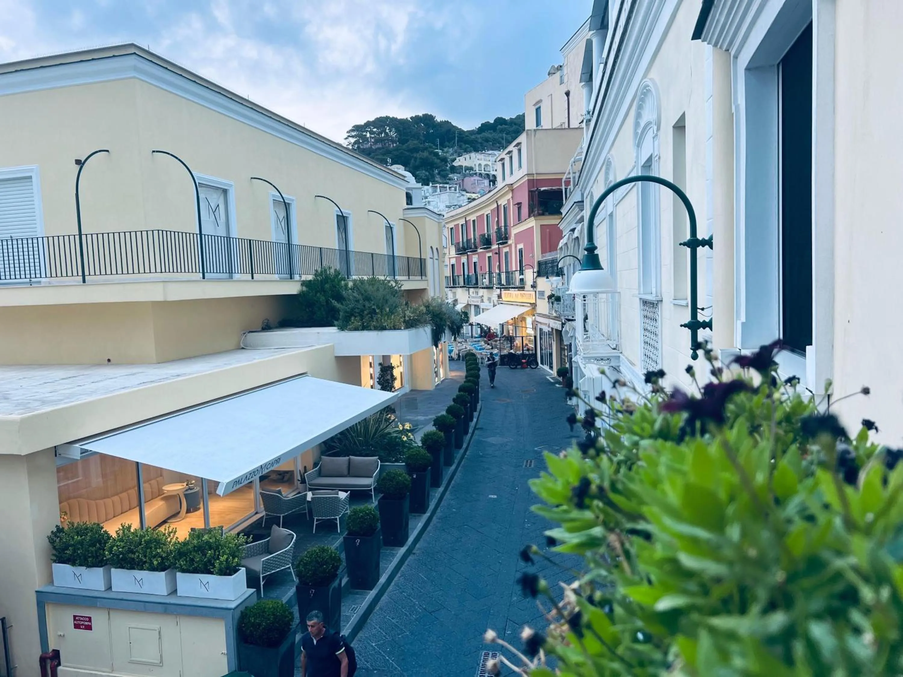 City view in Piazzetta Diefenbach