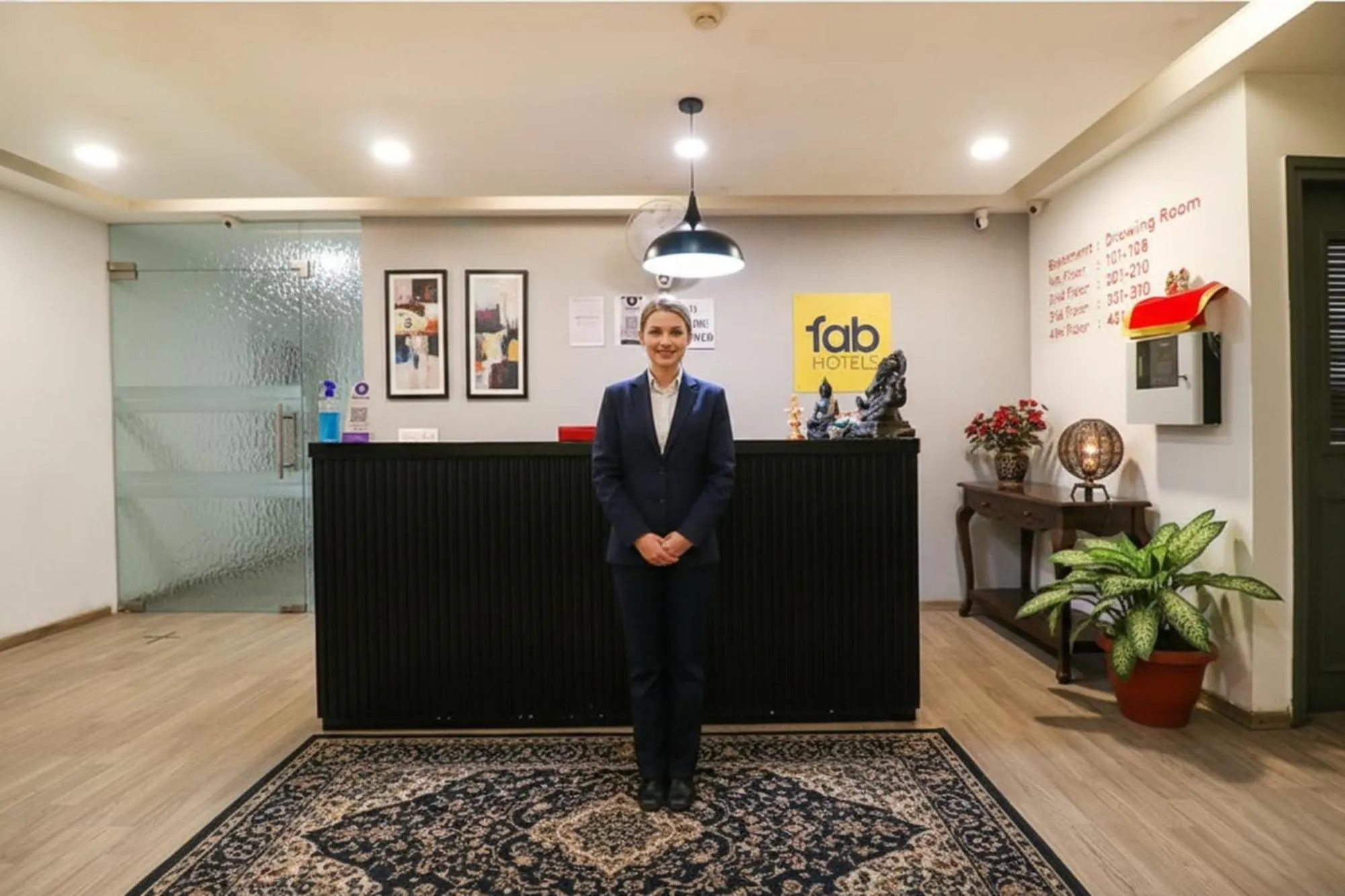 Lobby or reception in Via La Serene - Near Yamuna Sports Complex