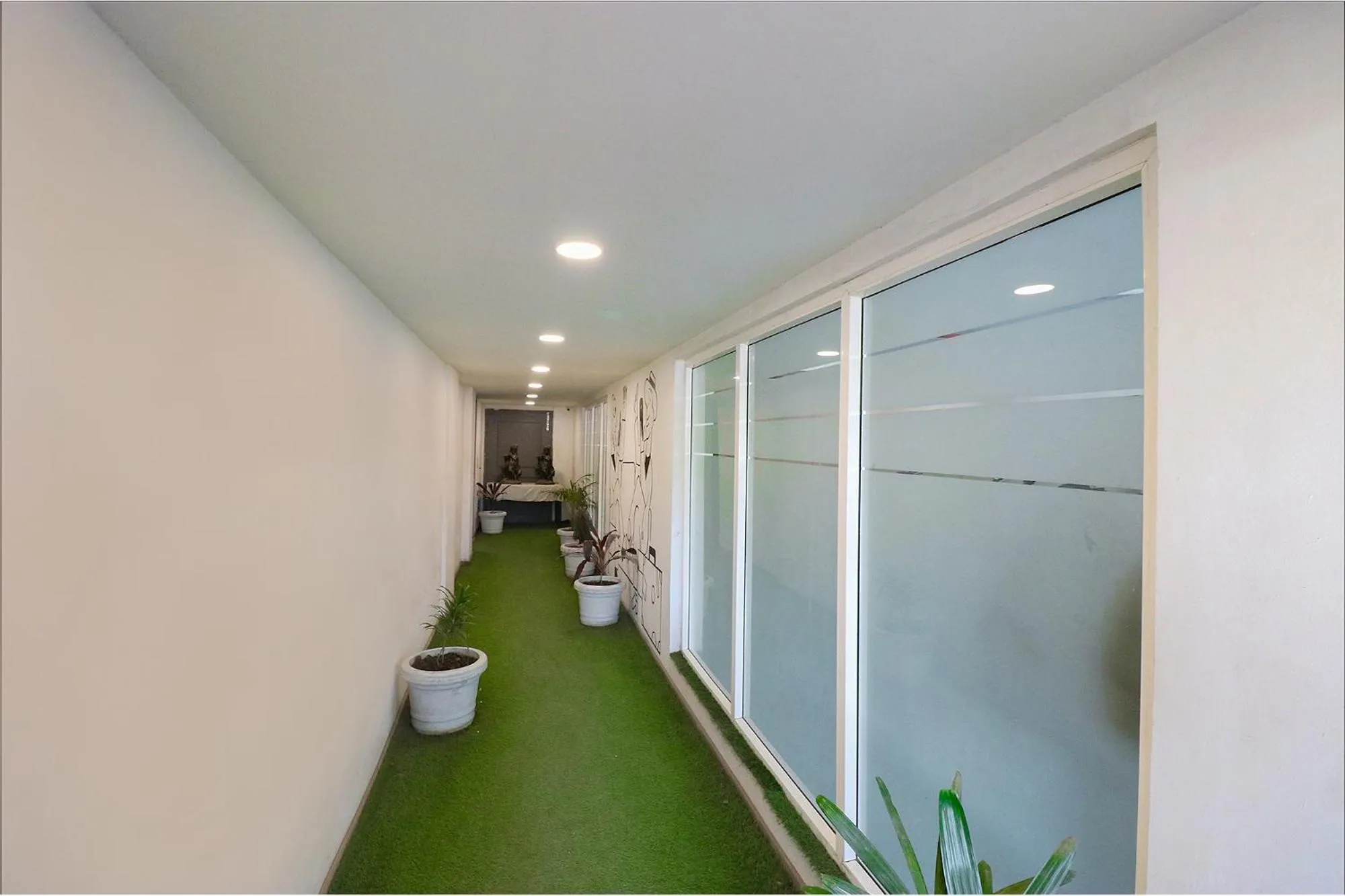 Lobby or reception in Via La Serene - Near Yamuna Sports Complex